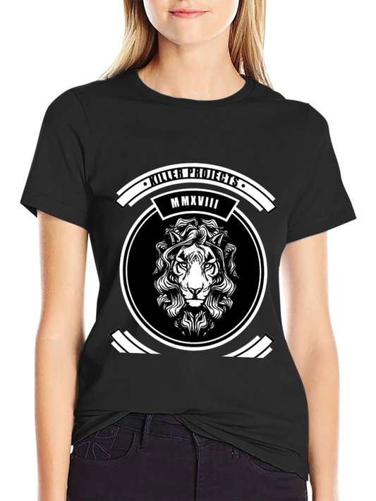 Killer Projects Lion Graphic Tee - Black