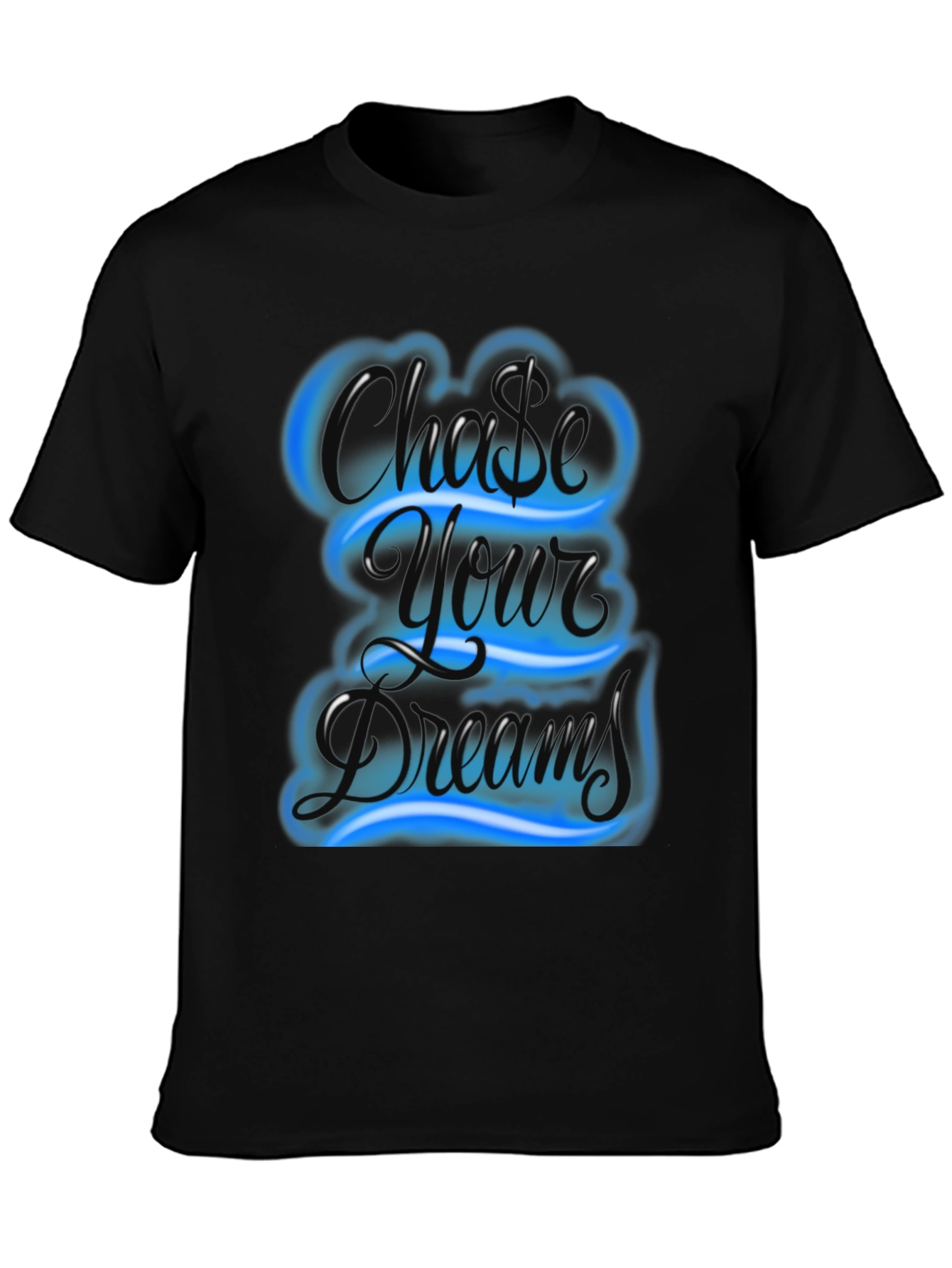 Chase Your Dreams Graphic Tee - Black