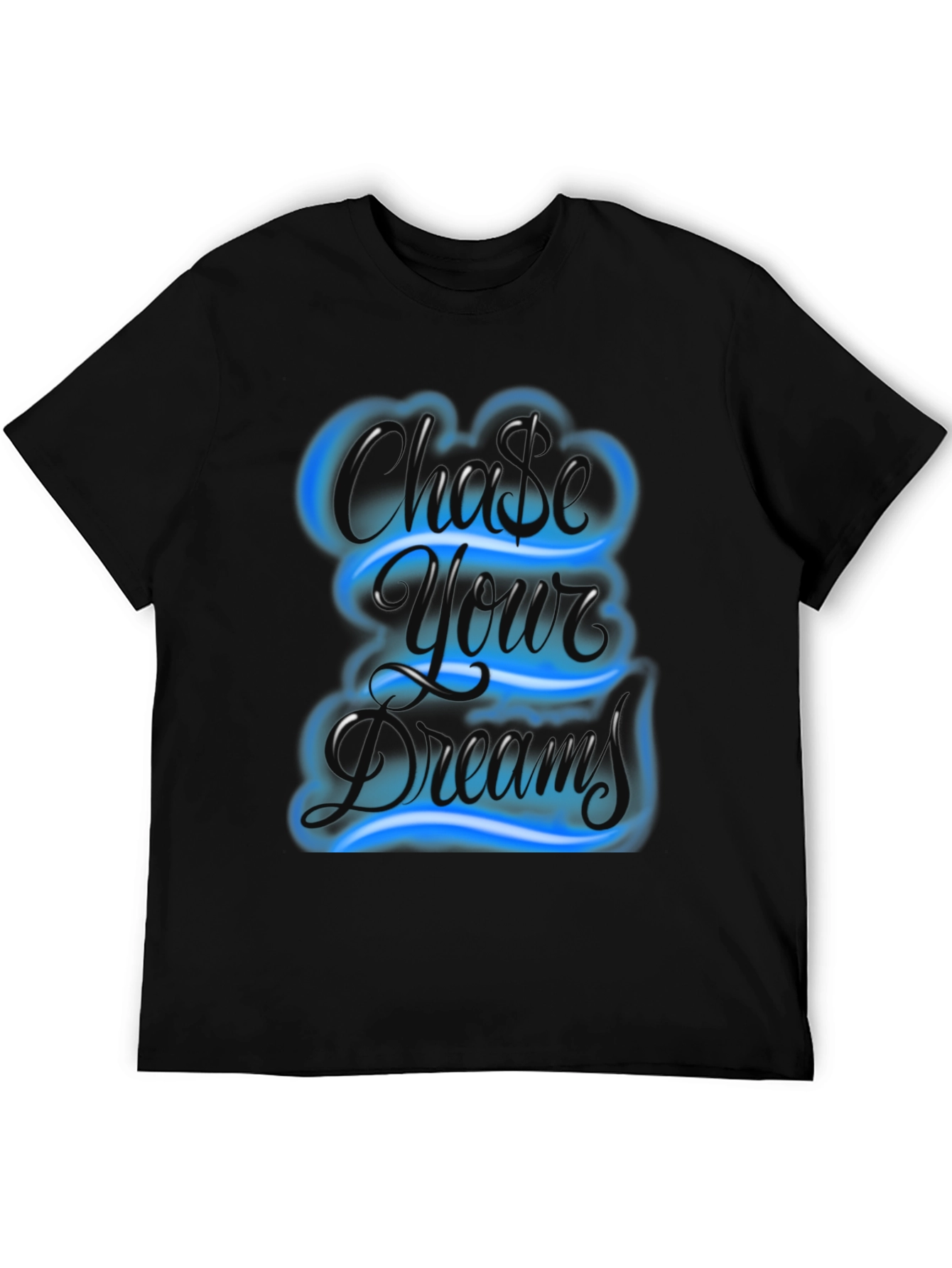 Chase Your Dreams Graphic Tee - Black