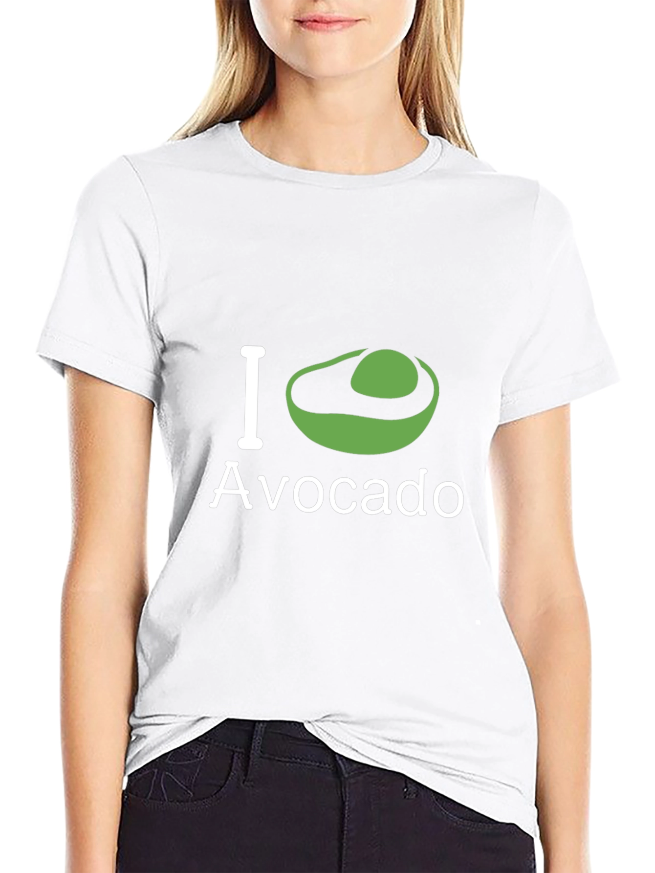 I Love Avocado T-Shirt - Fun Foodie Tee