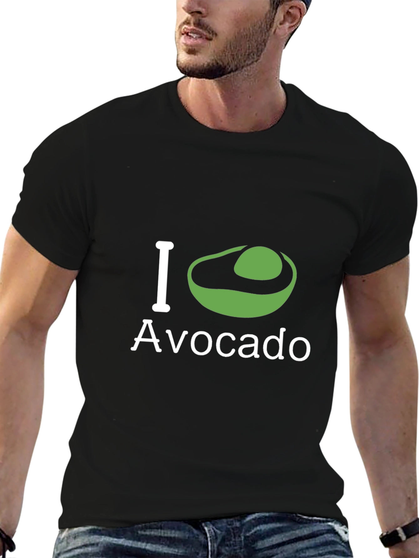 I Love Avocado T-Shirt - Fun Foodie Tee