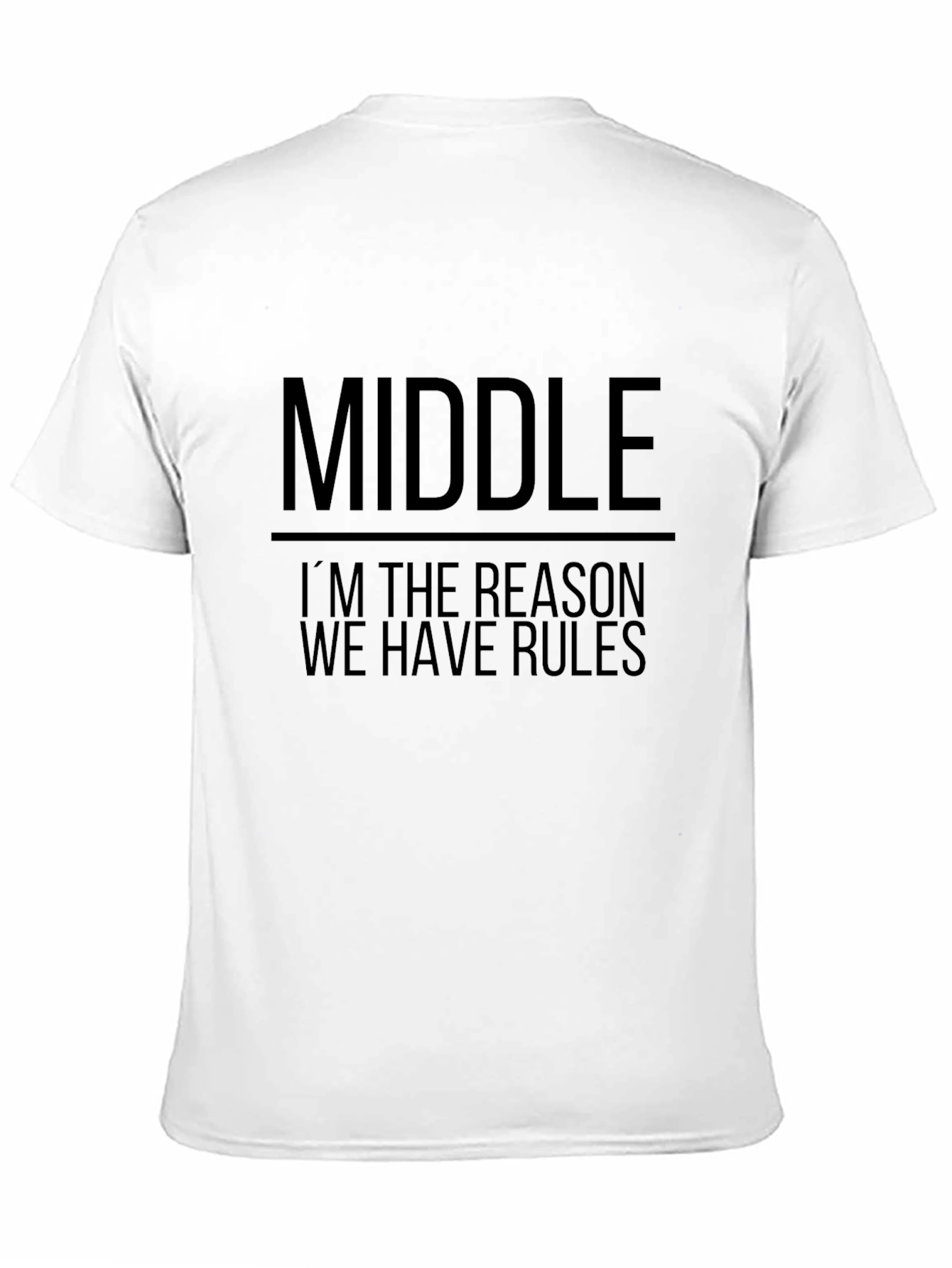 Middle Child Funny Graphic T-Shirt