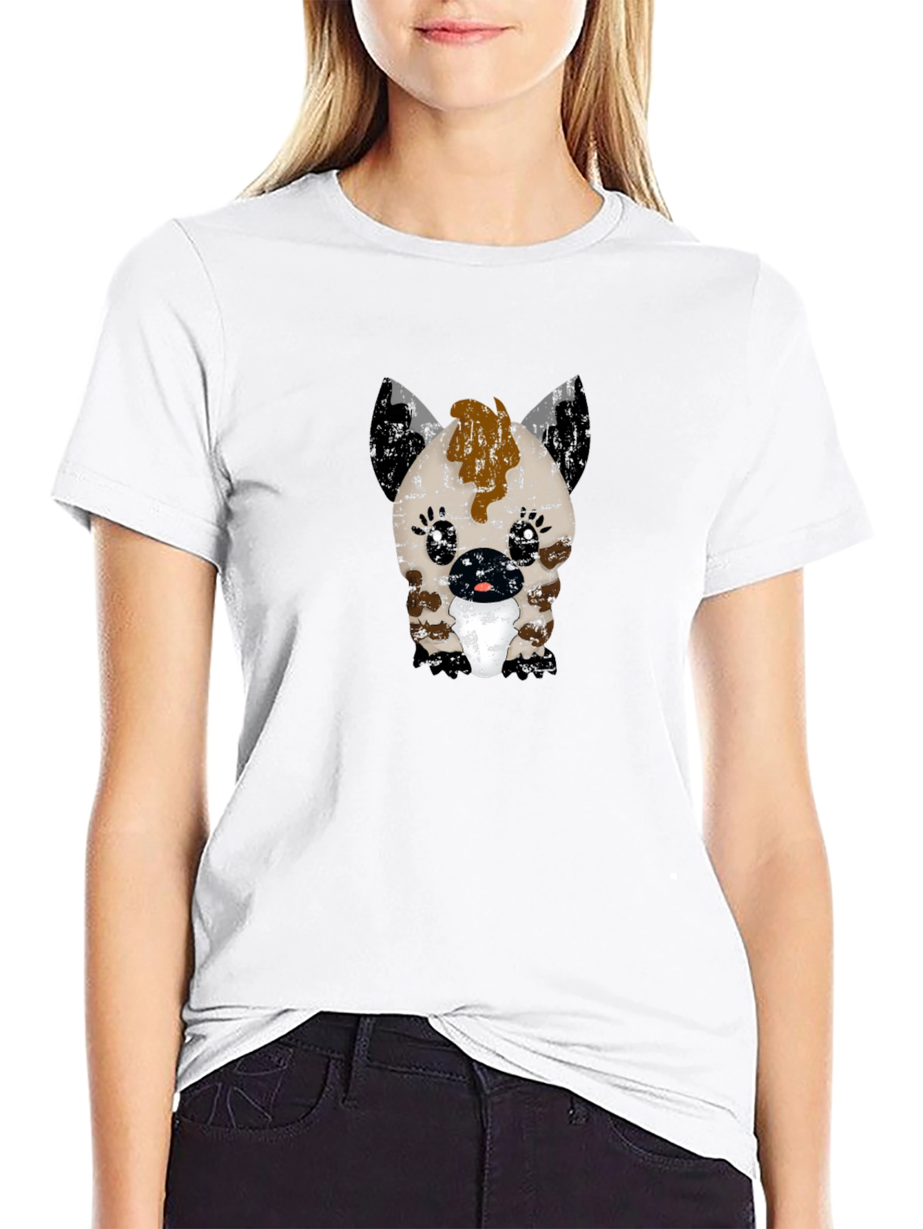 Hyena Graphic Tee - Black Unisex T-Shirt