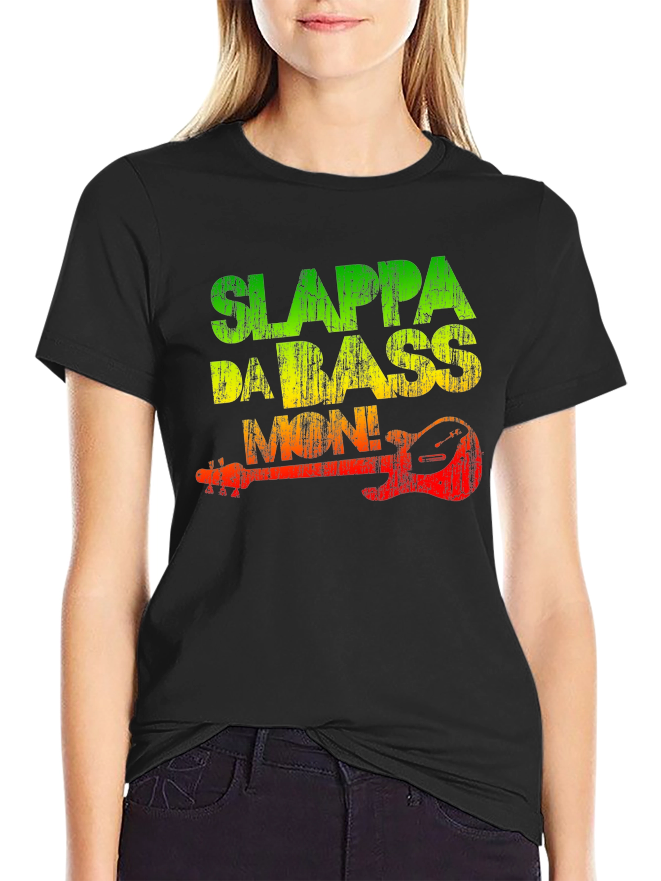 Slappa Da Bass Mon! Graphic T-Shirt