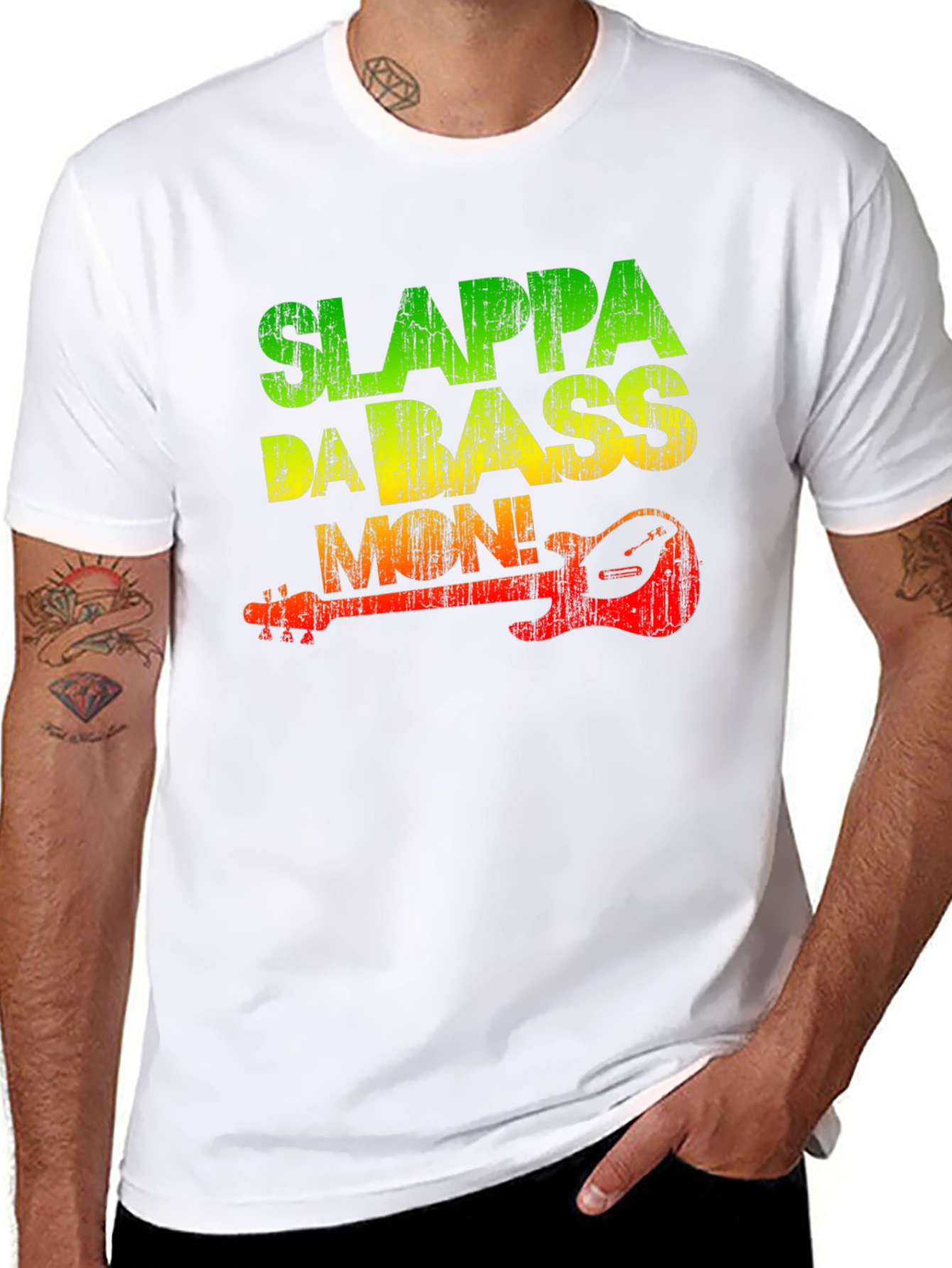 Slappa Da Bass Mon! Graphic T-Shirt