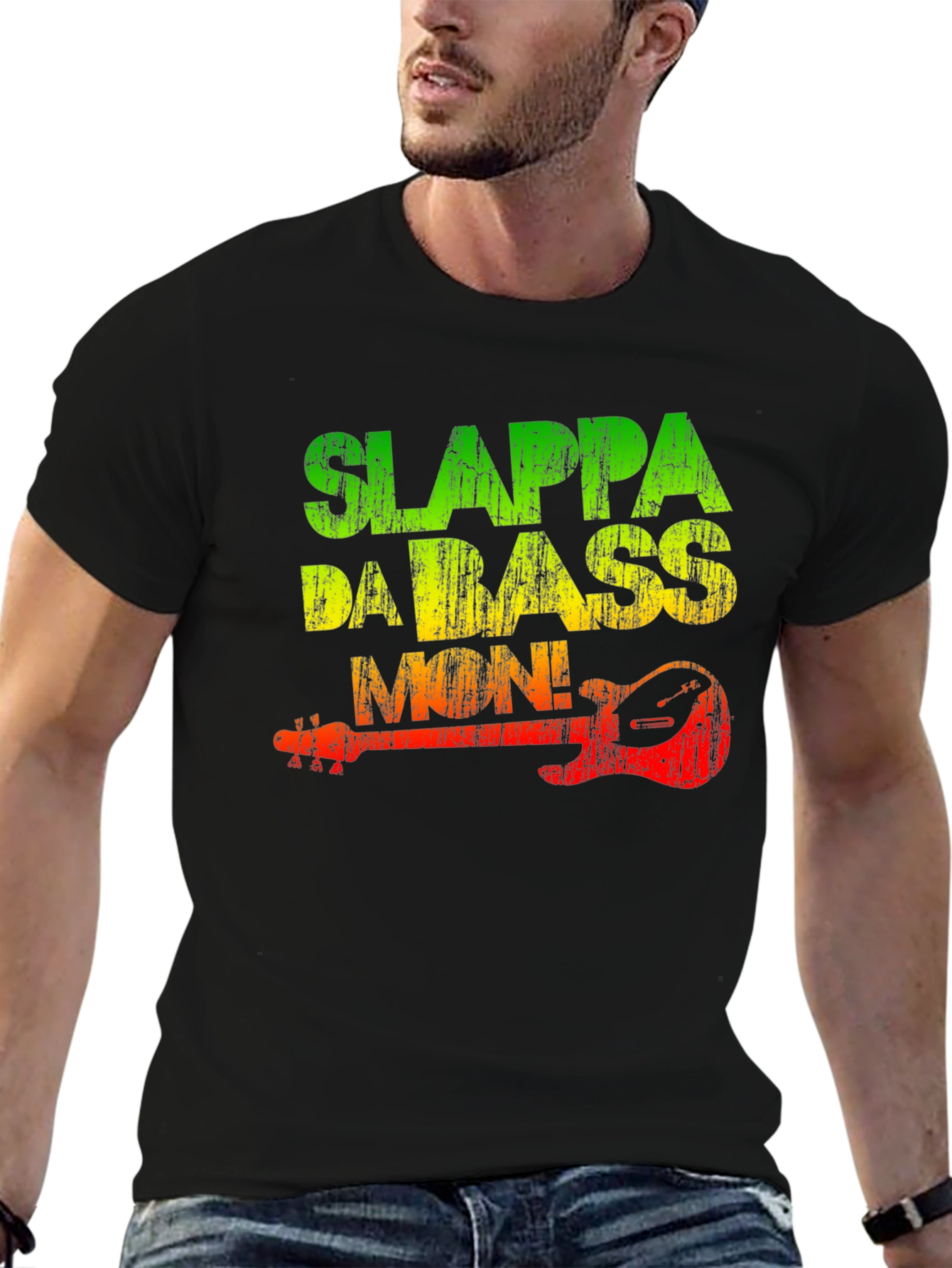 Slappa Da Bass Mon! Graphic T-Shirt