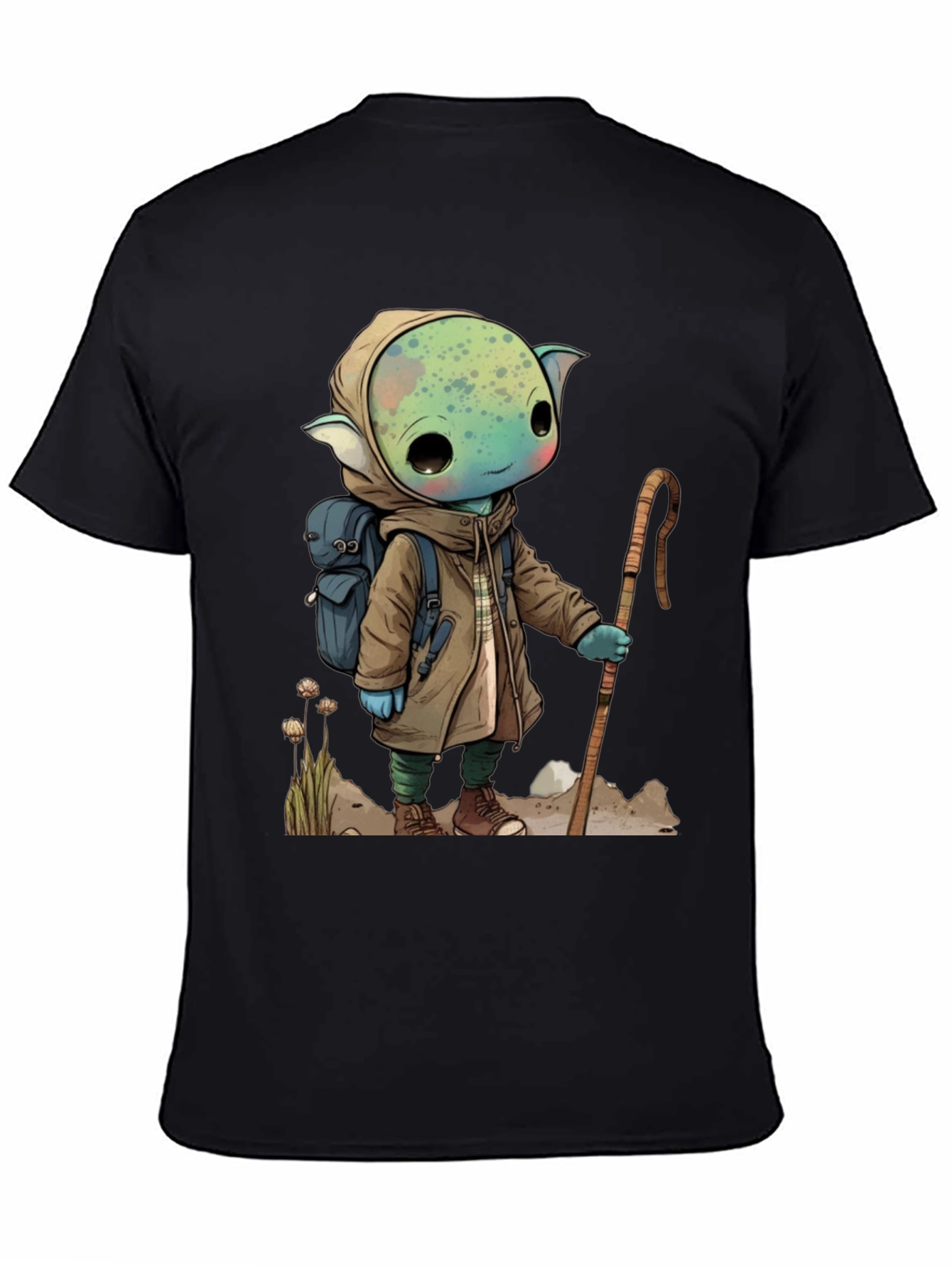 Cartoon Adventurer Graphic Tee