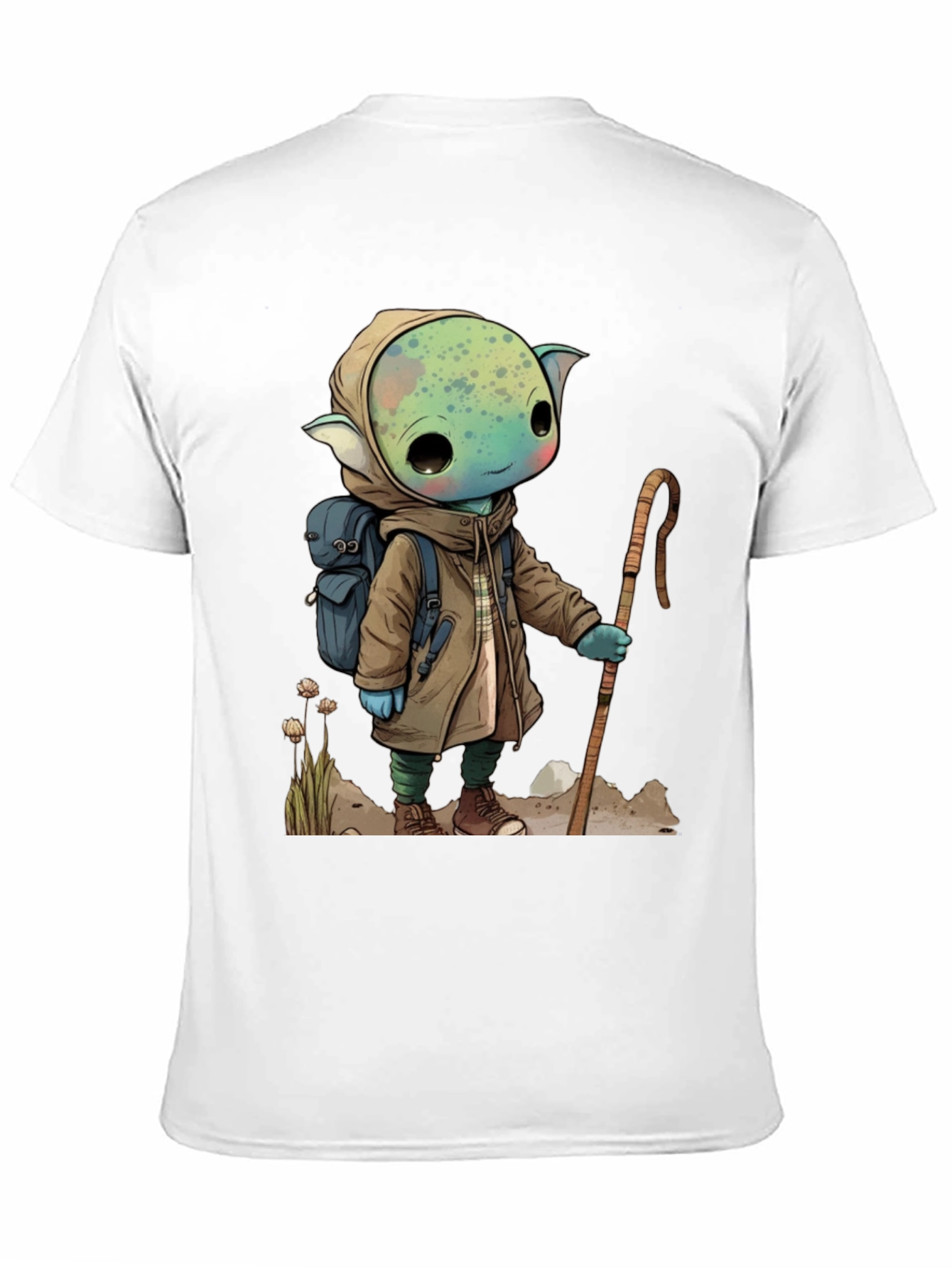 Cartoon Adventurer Graphic Tee
