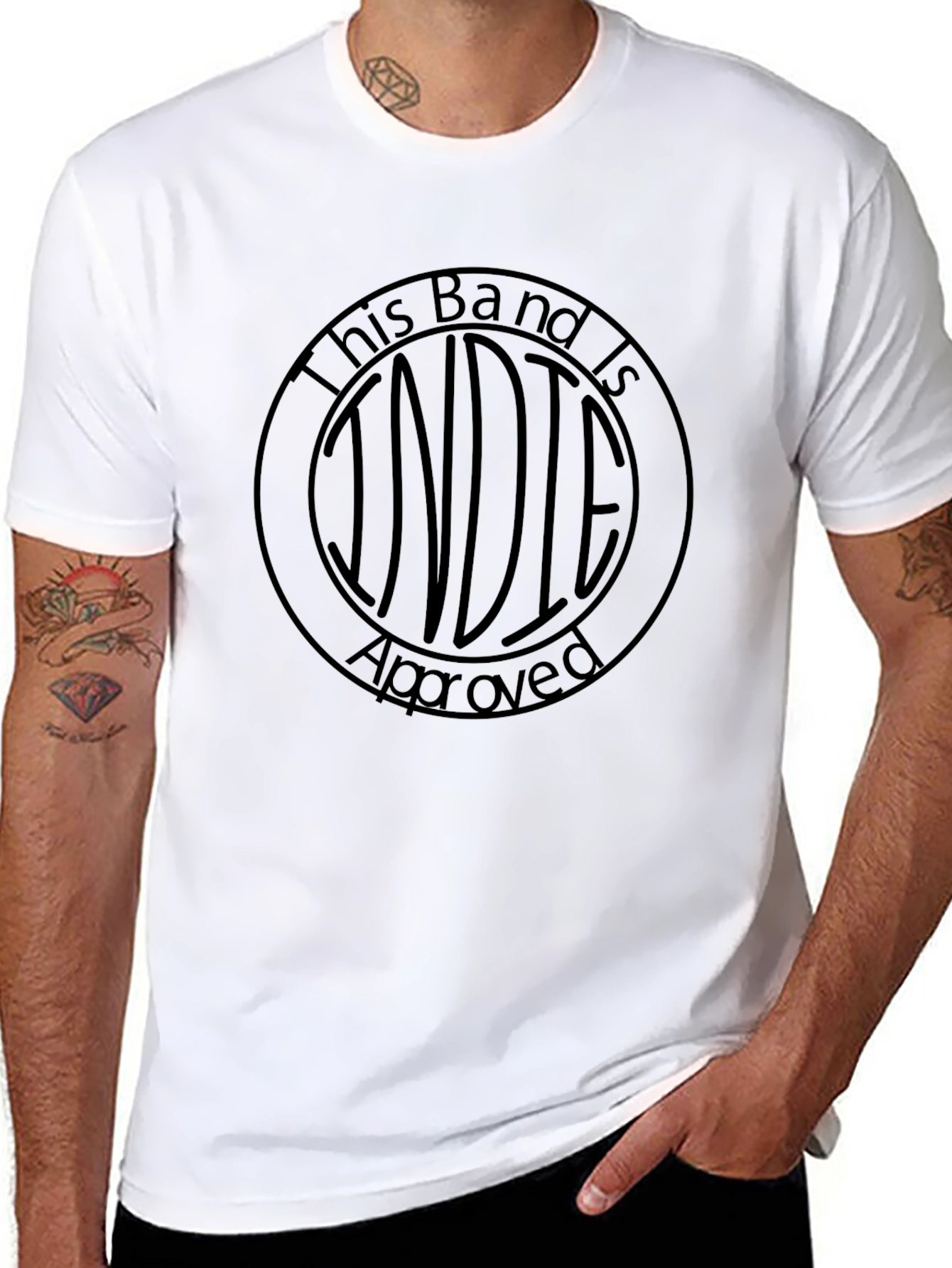 Indie Approved Black T-Shirt