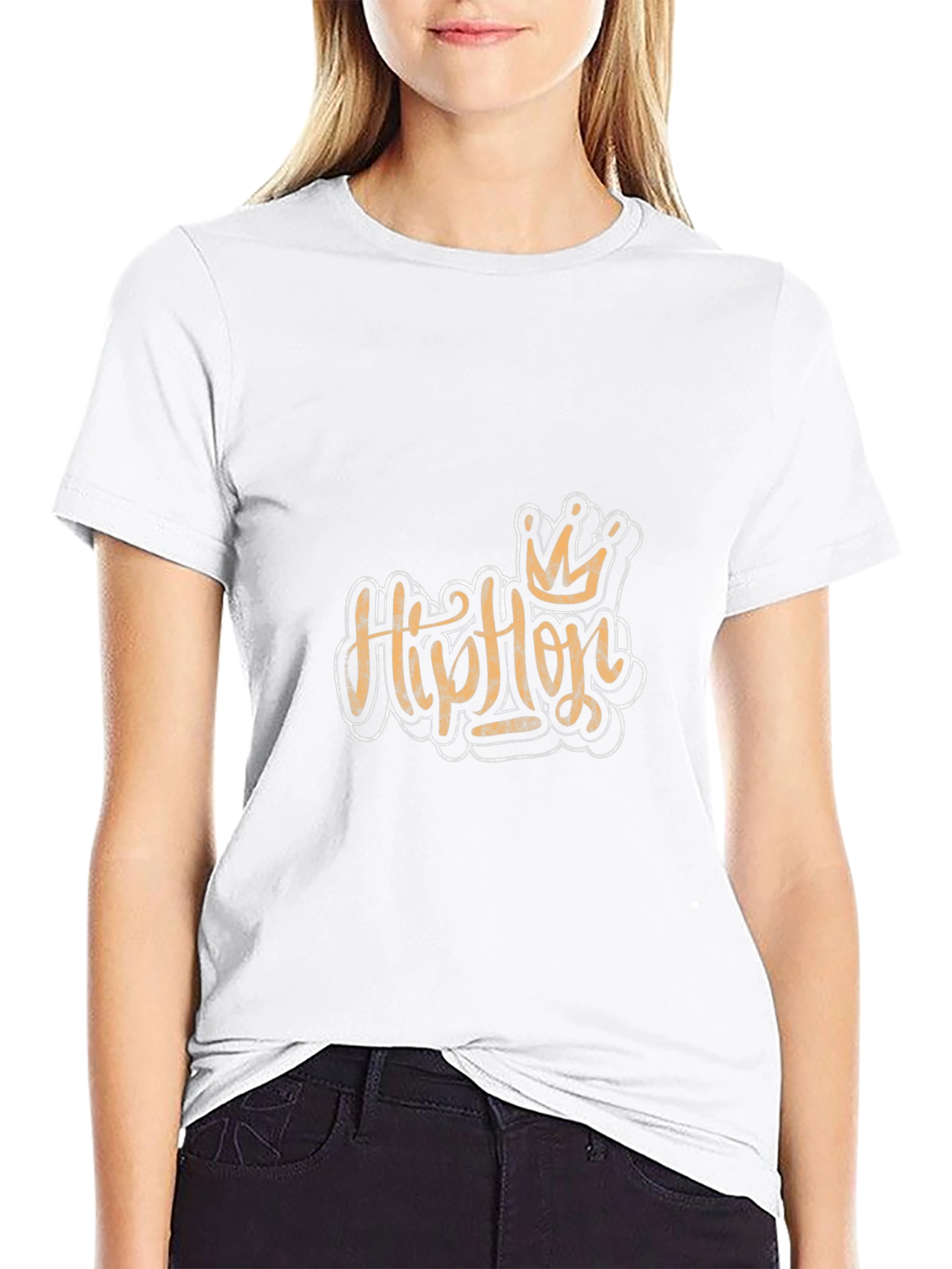 Hip Hop Crown Black T-Shirt