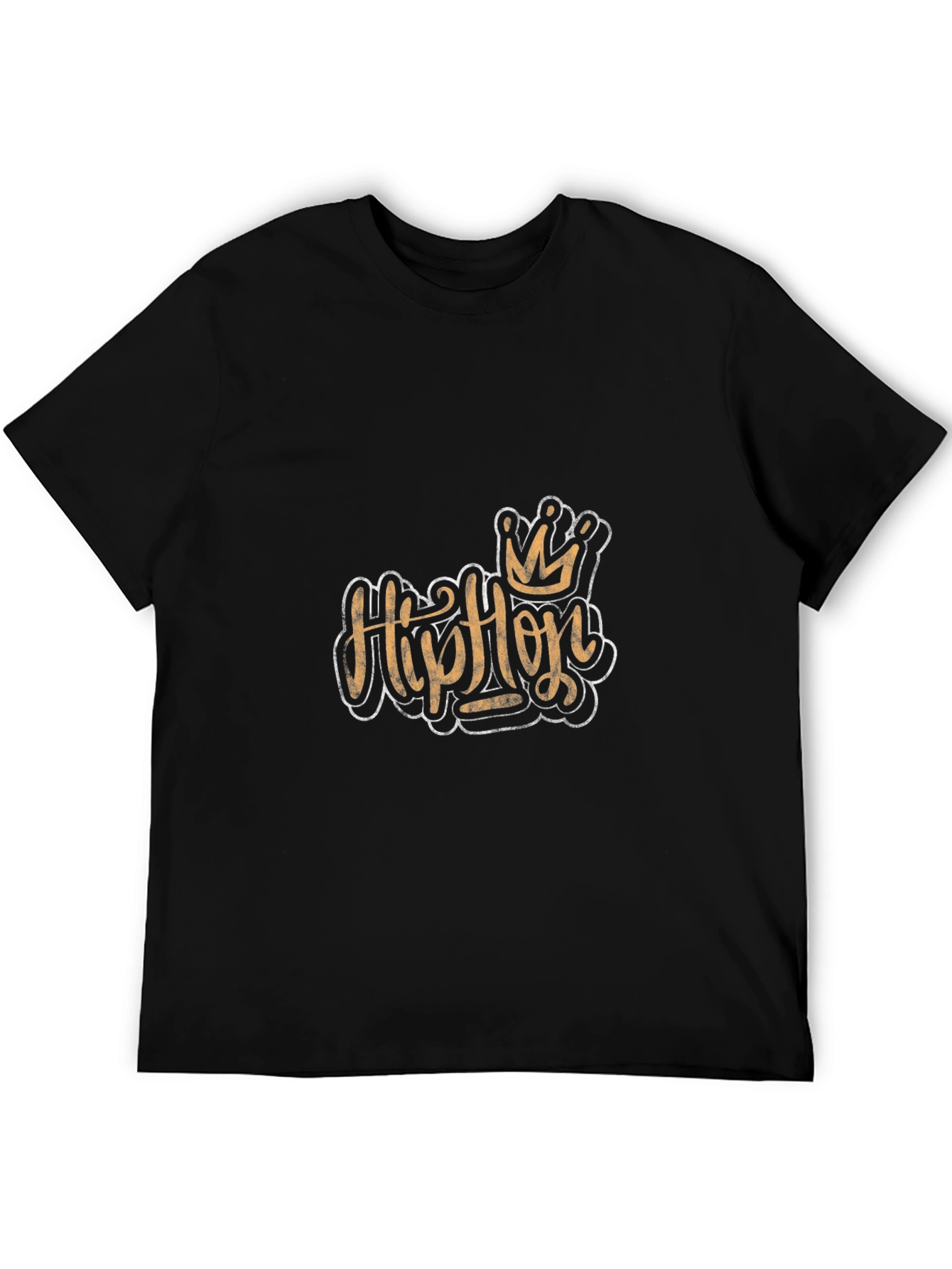 Hip Hop Crown Black T-Shirt