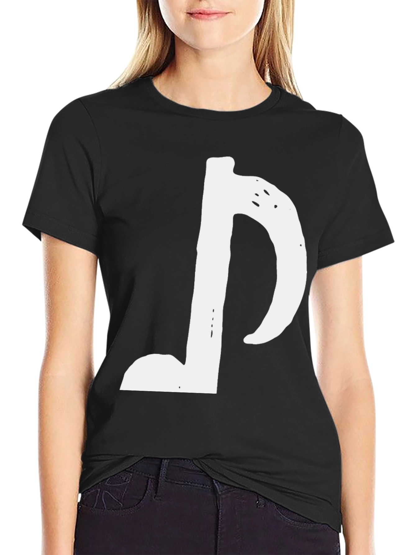 Musical Note Black T-Shirt