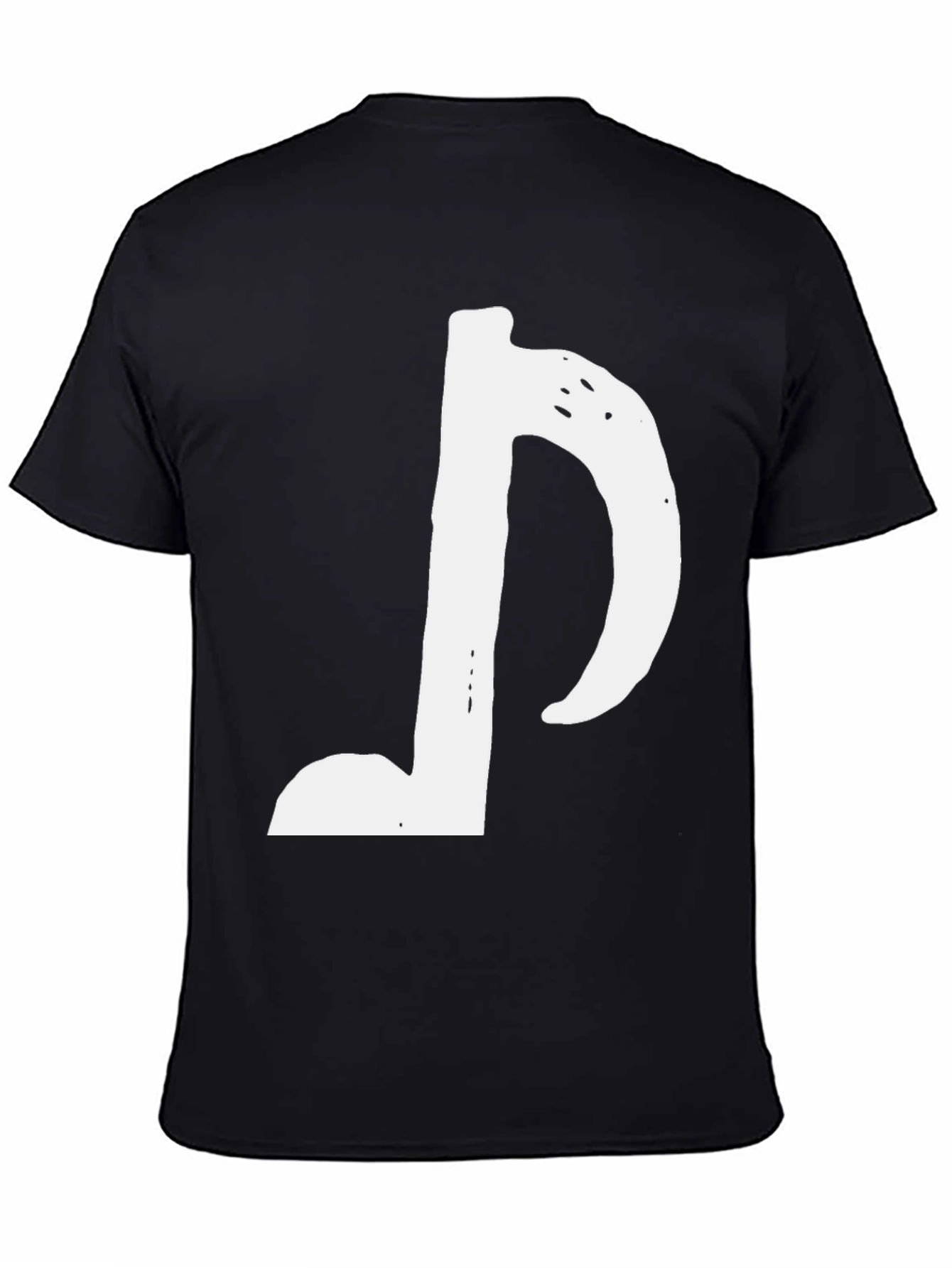 Musical Note Black T-Shirt