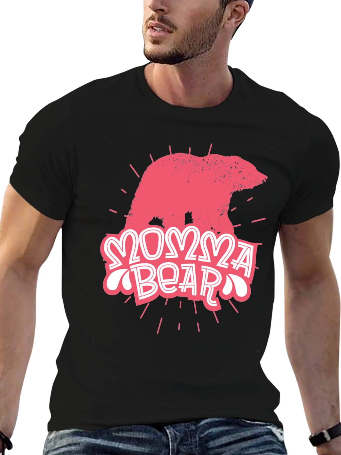 Momma Bear Graphic Tee - Comfort Fit