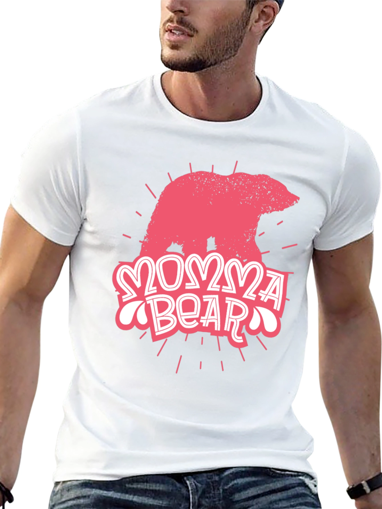 Momma Bear Graphic Tee - Comfort Fit