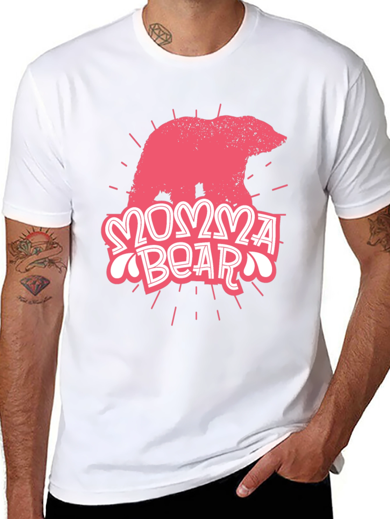 Momma Bear Graphic Tee - Comfort Fit