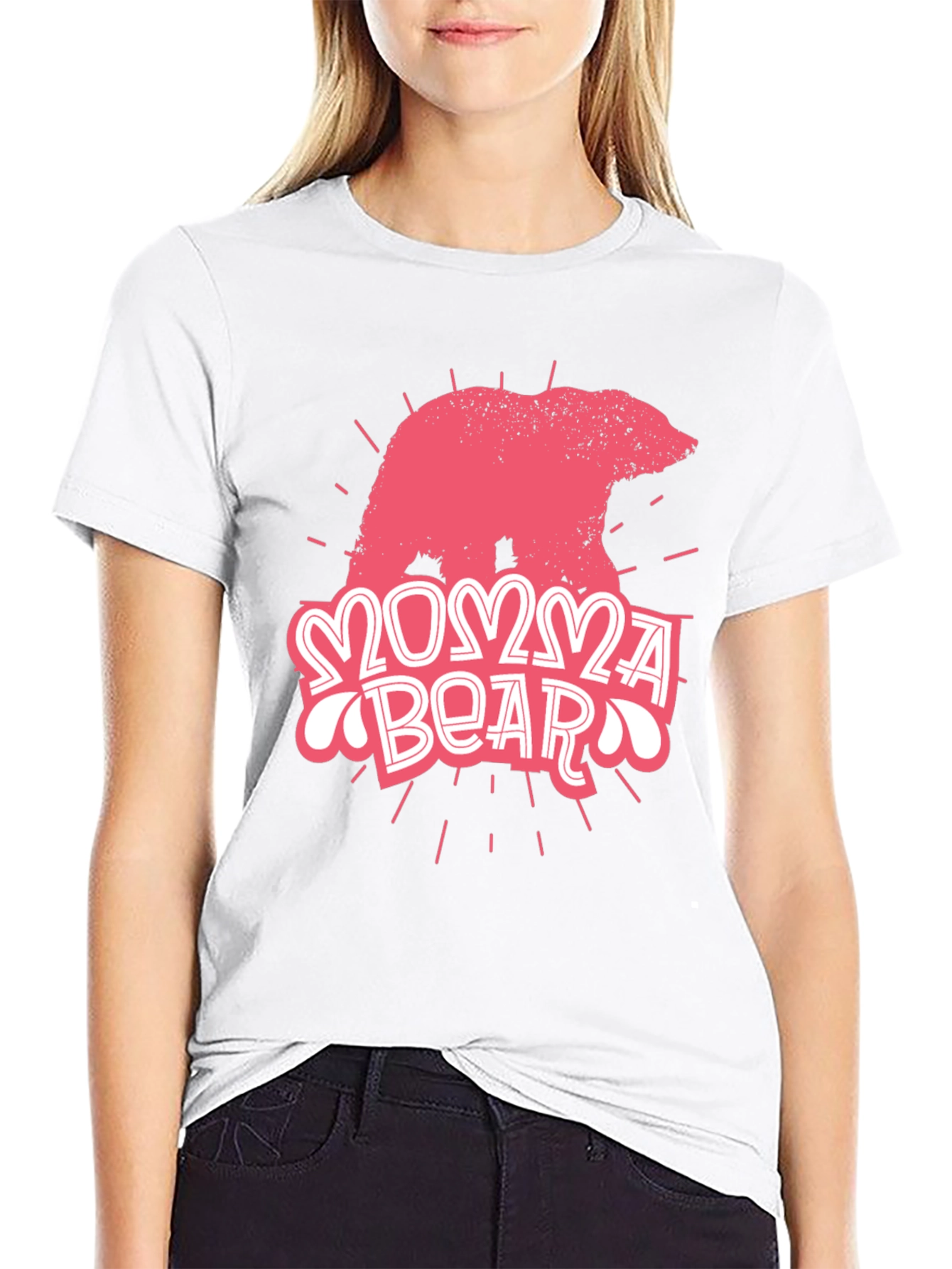 Momma Bear Graphic Tee - Comfort Fit