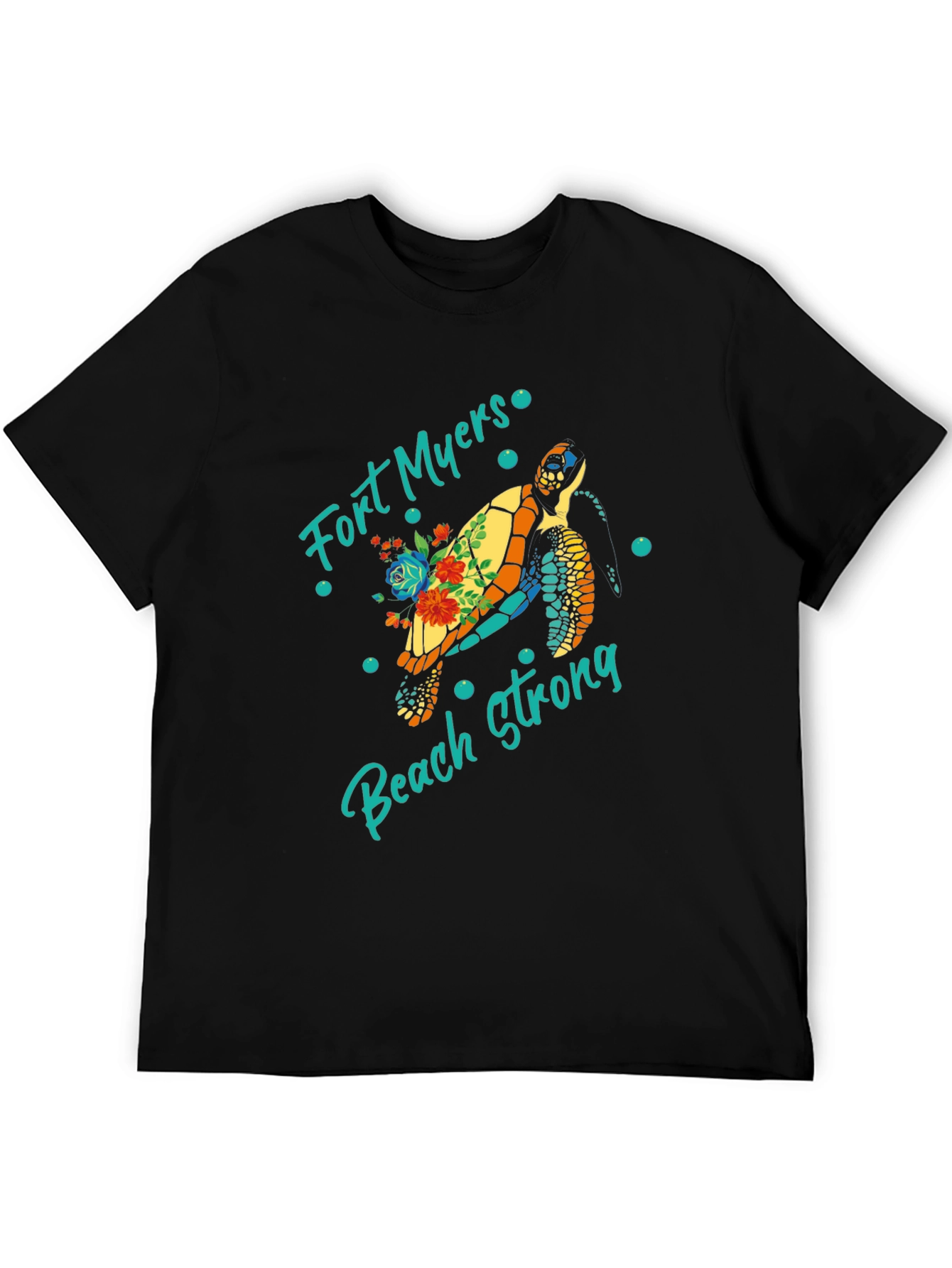 Fort Myers Beach Strong Turtle Graphic Tee