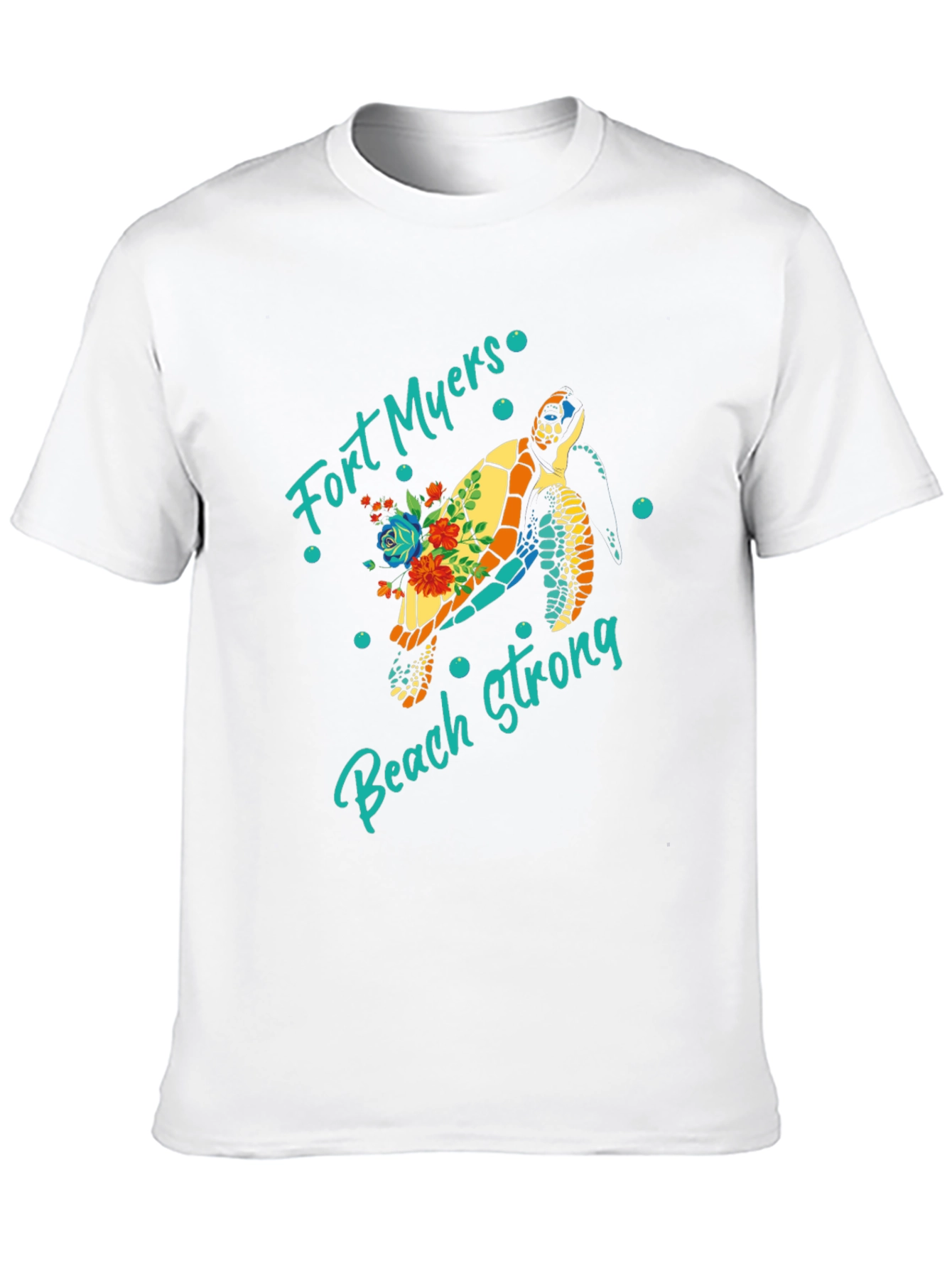 Fort Myers Beach Strong Turtle Graphic Tee
