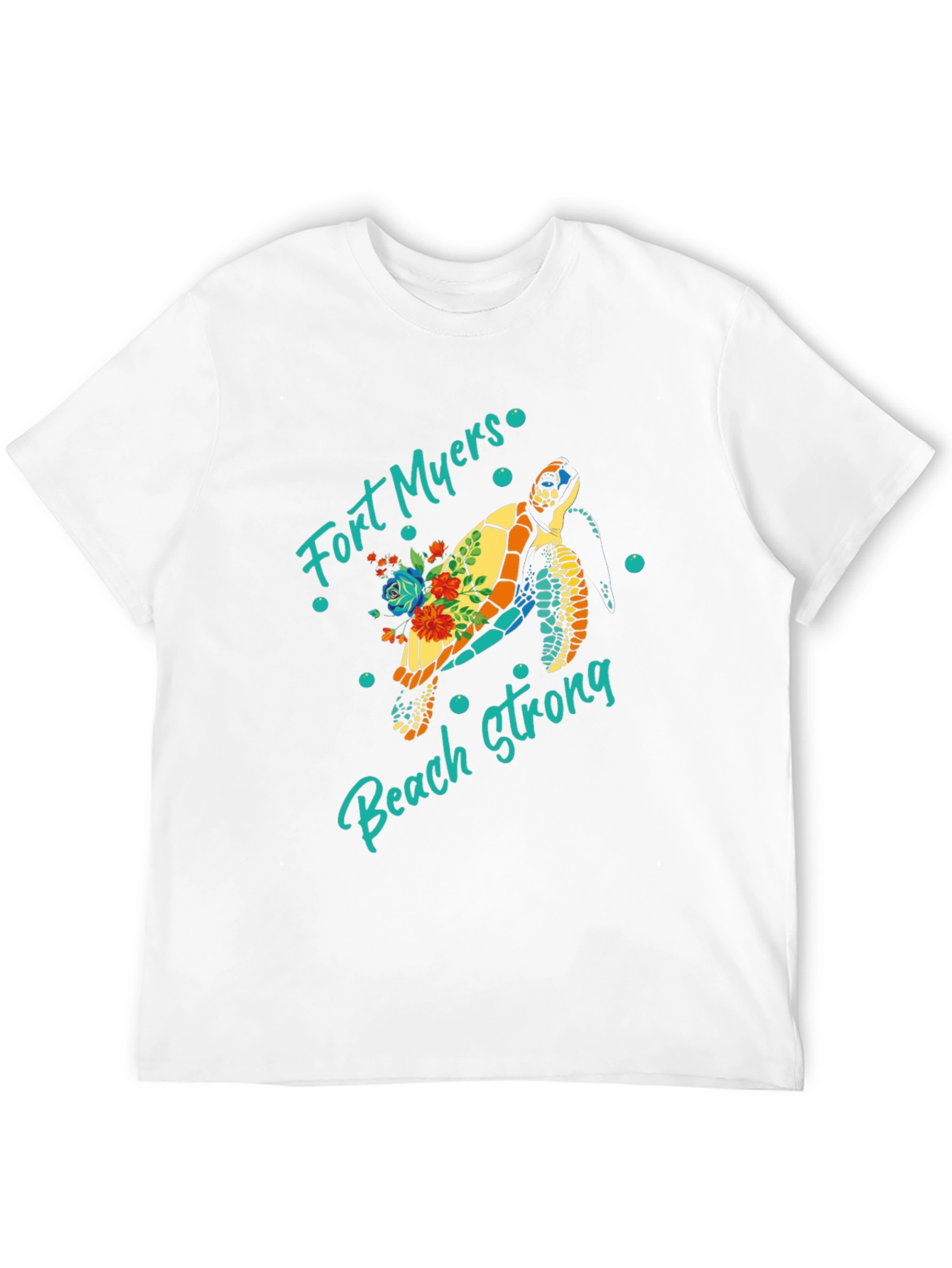 Fort Myers Beach Strong Turtle Graphic Tee
