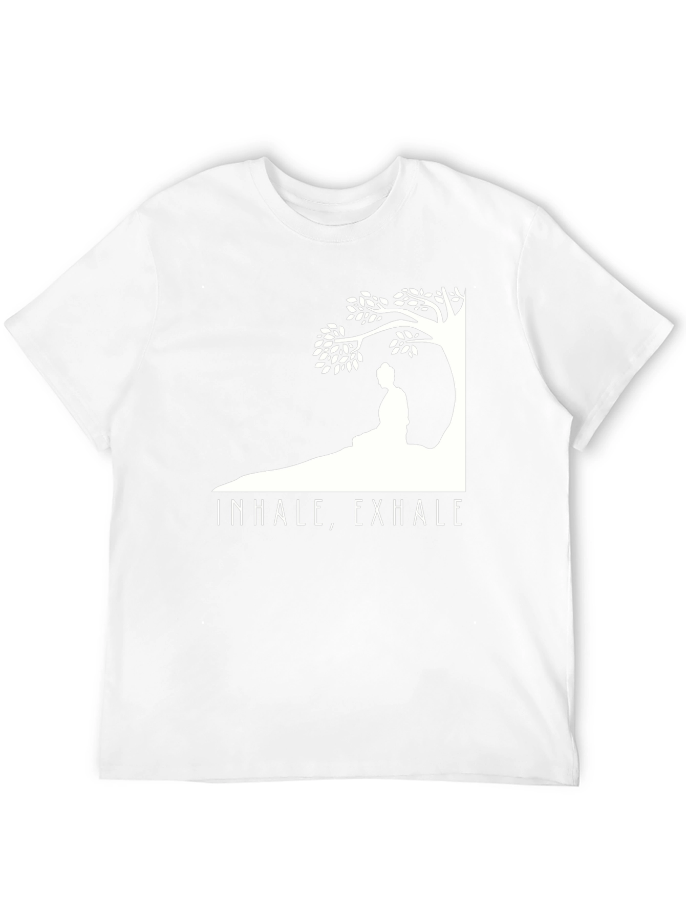 Inhale Exhale T-Shirt - Buddha Under Tree