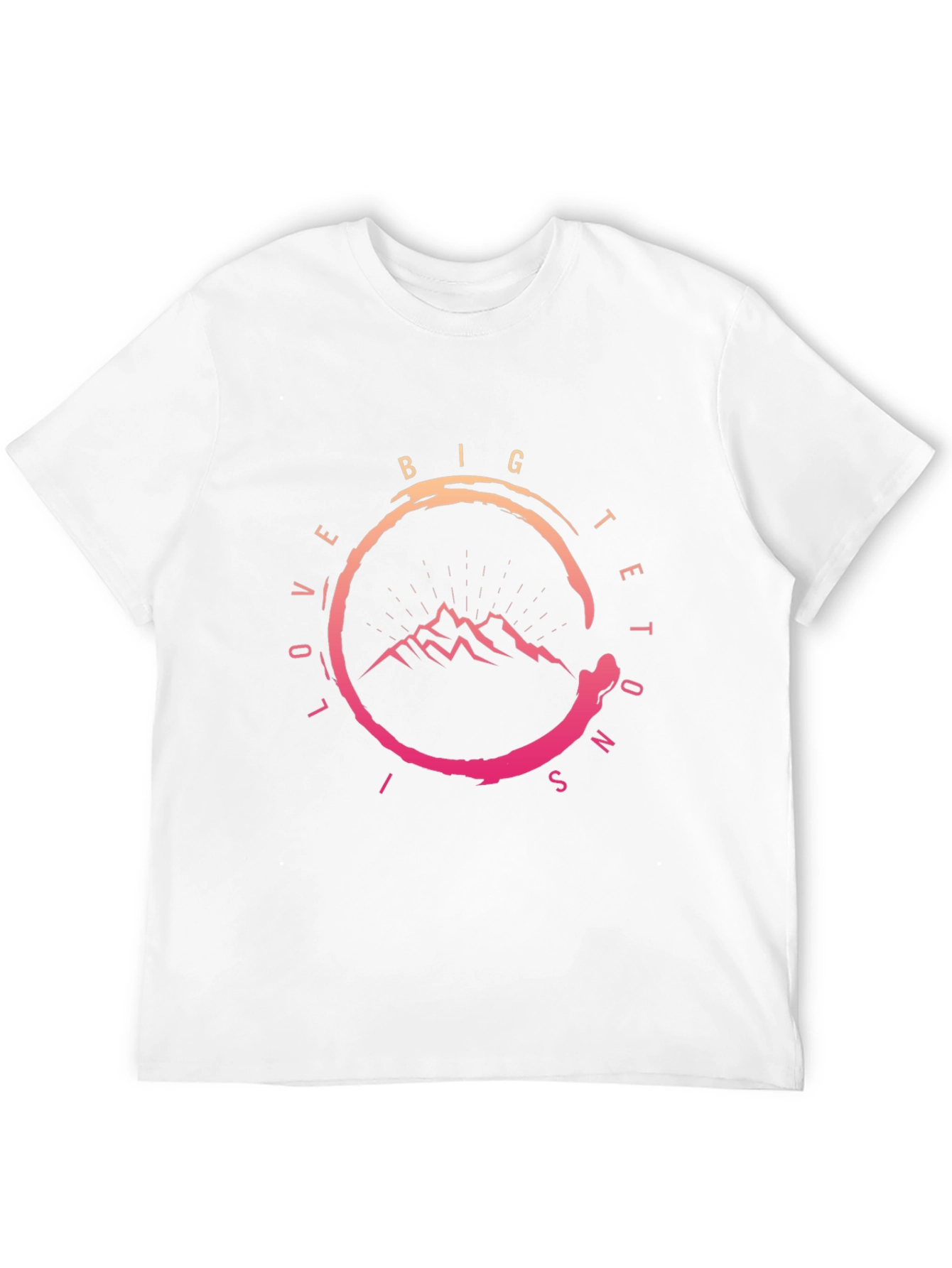 Big Tetons Love Black T-Shirt