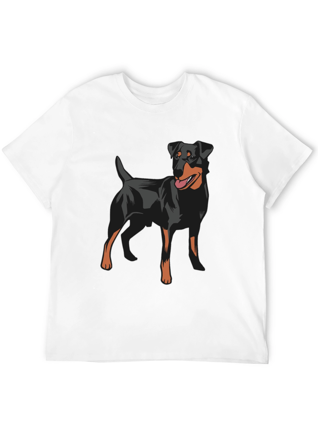 Dog Lovers Black T-Shirt - Jagdterrier Graphic Tee