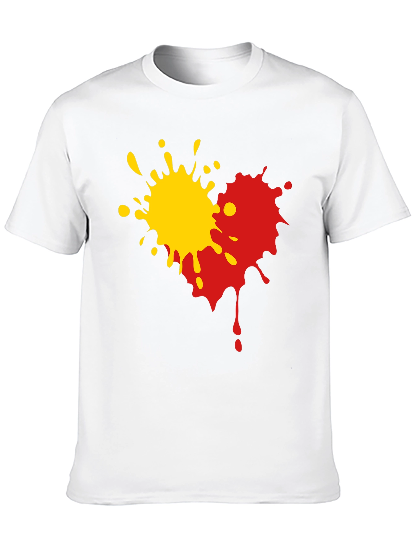 Abstract Splatter Graphic Tee