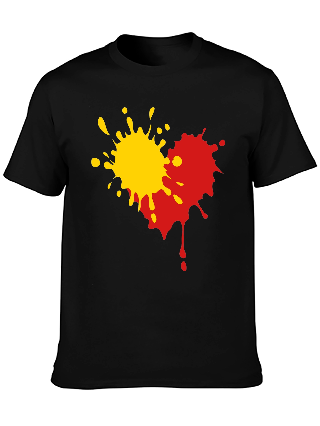 Abstract Splatter Graphic Tee