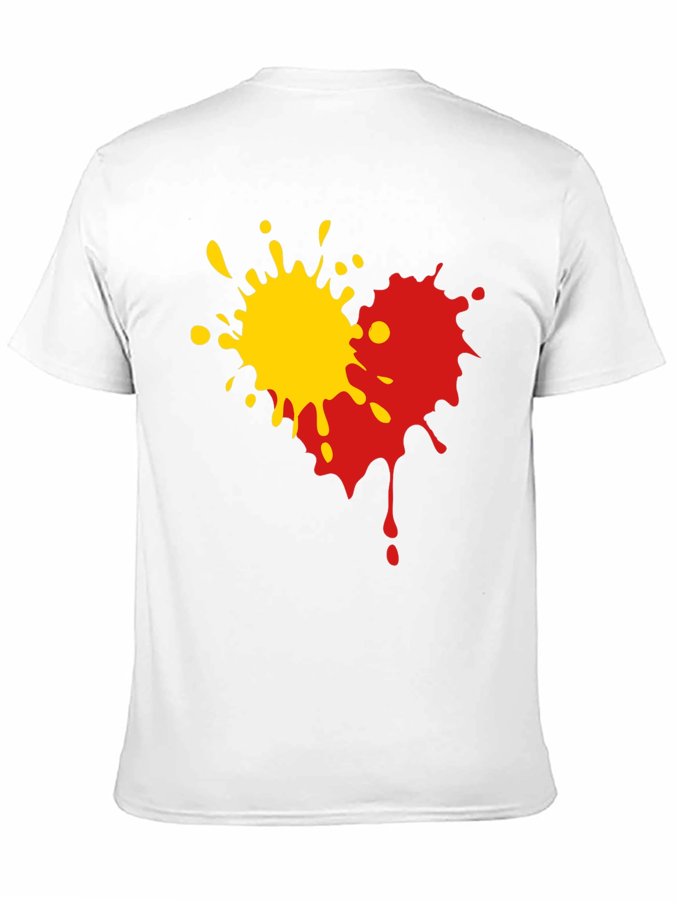 Abstract Splatter Graphic Tee