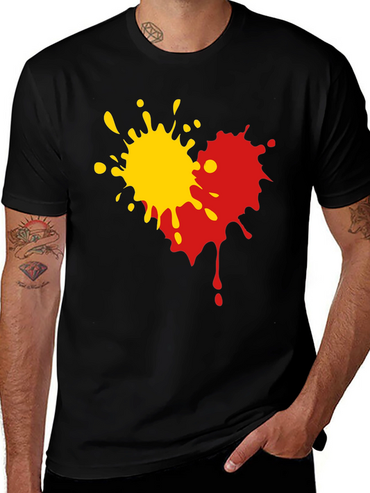 Abstract Splatter Graphic Tee