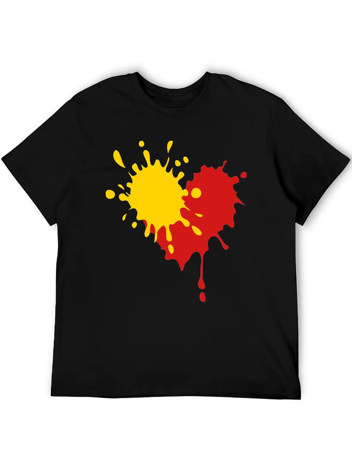 Abstract Splatter Graphic Tee