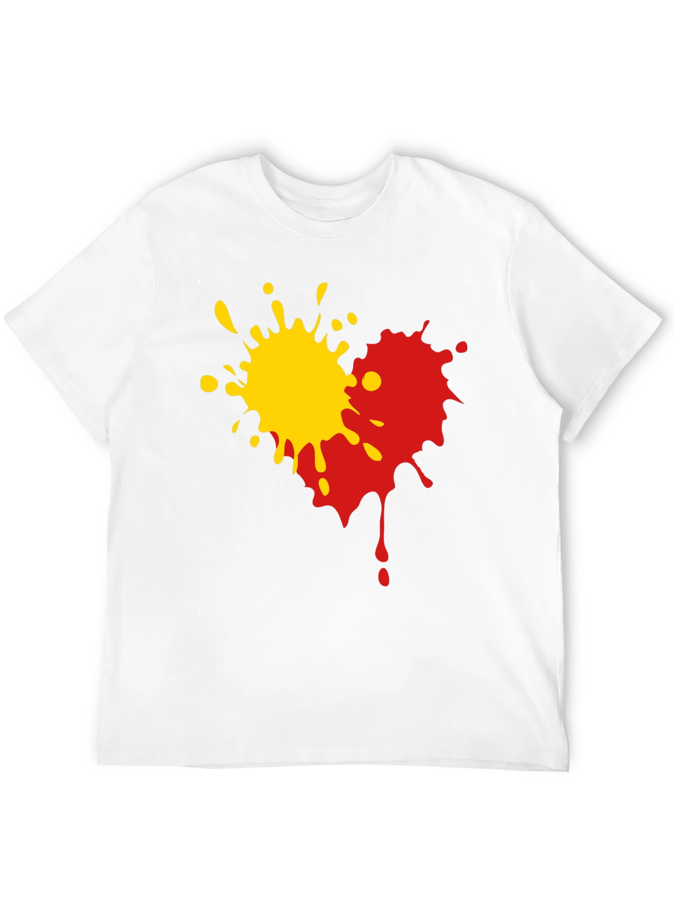 Abstract Splatter Graphic Tee