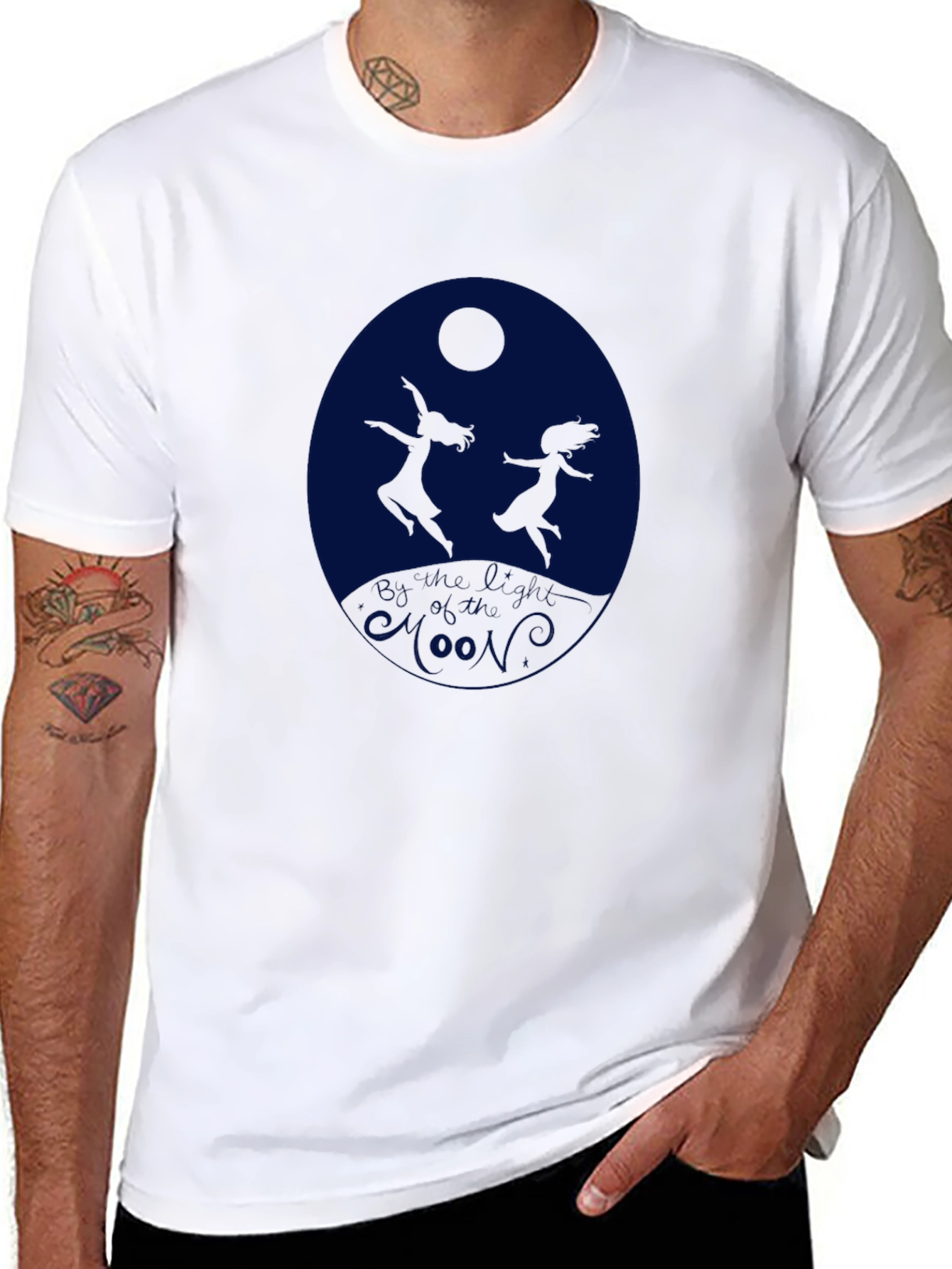 Silhouette Dance Graphic Tee - Black