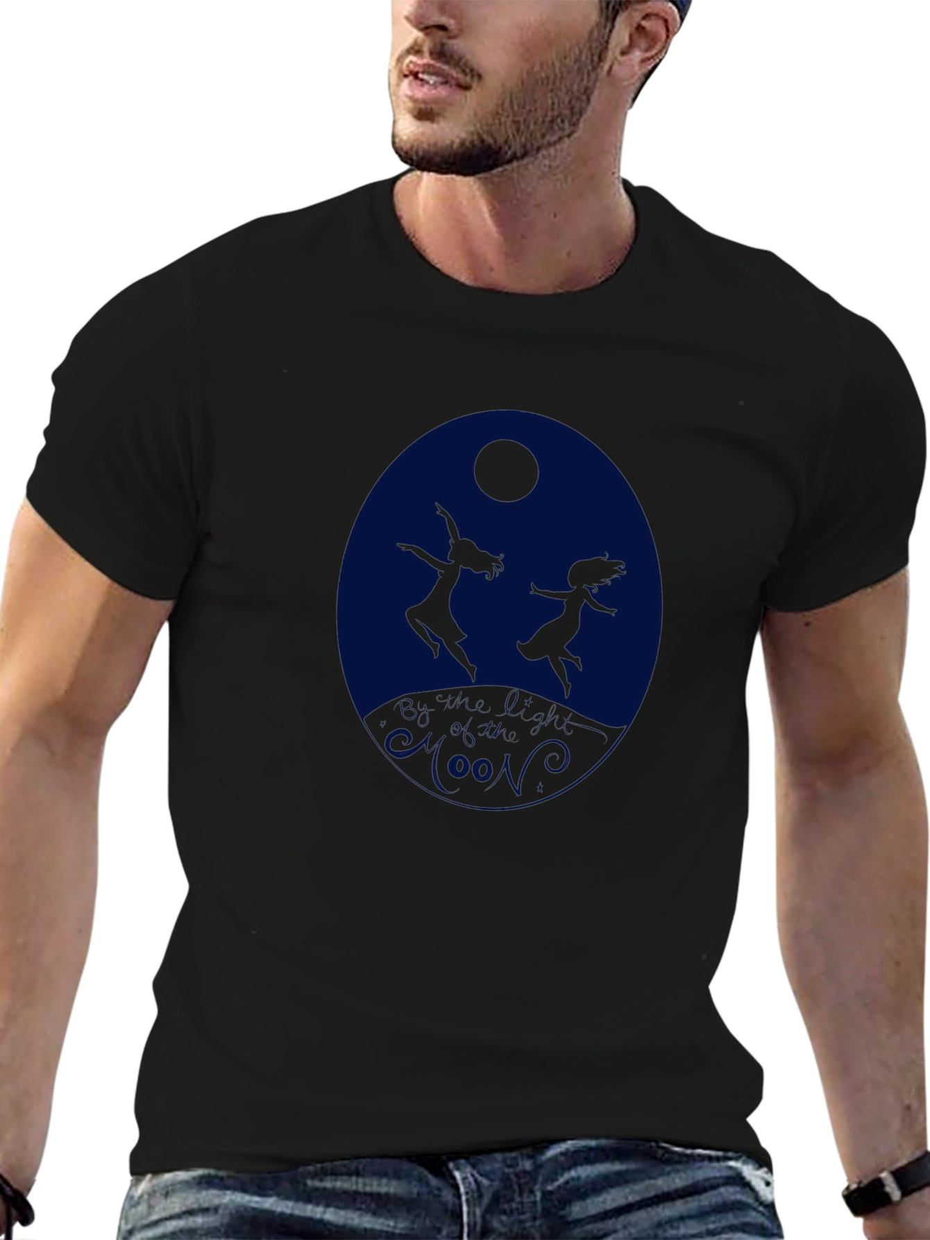Silhouette Dance Graphic Tee - Black