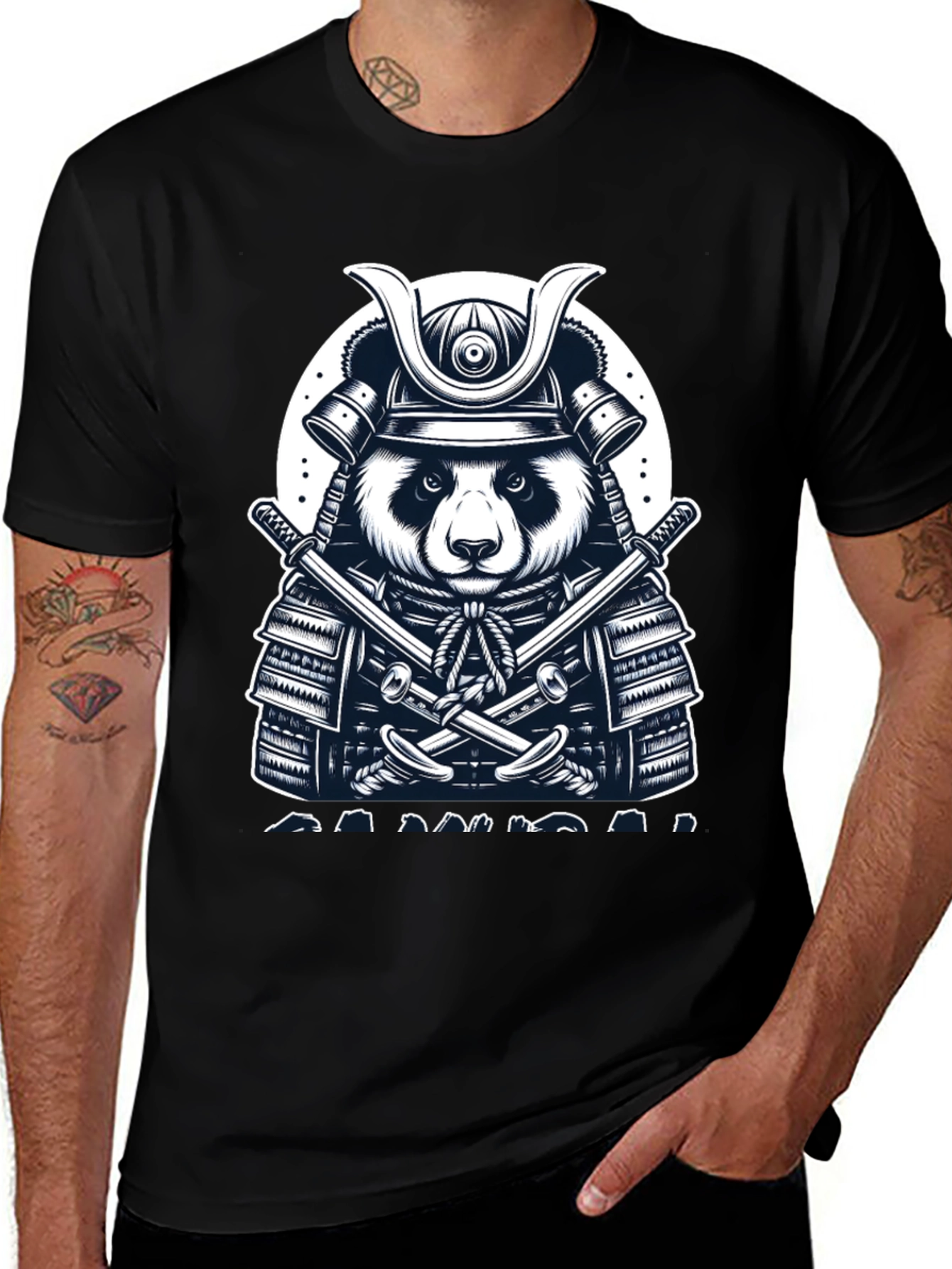 Samurai Panda Graphic Tee