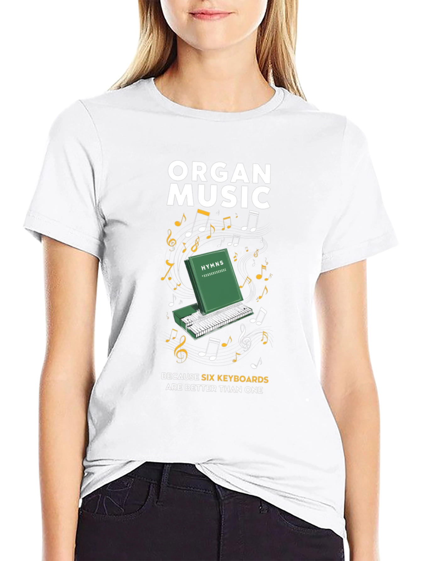 Organ Music Six Keyboards T-Shirt