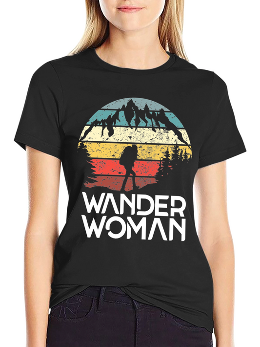 Wander Woman Graphic Tee - Vintage Adventure