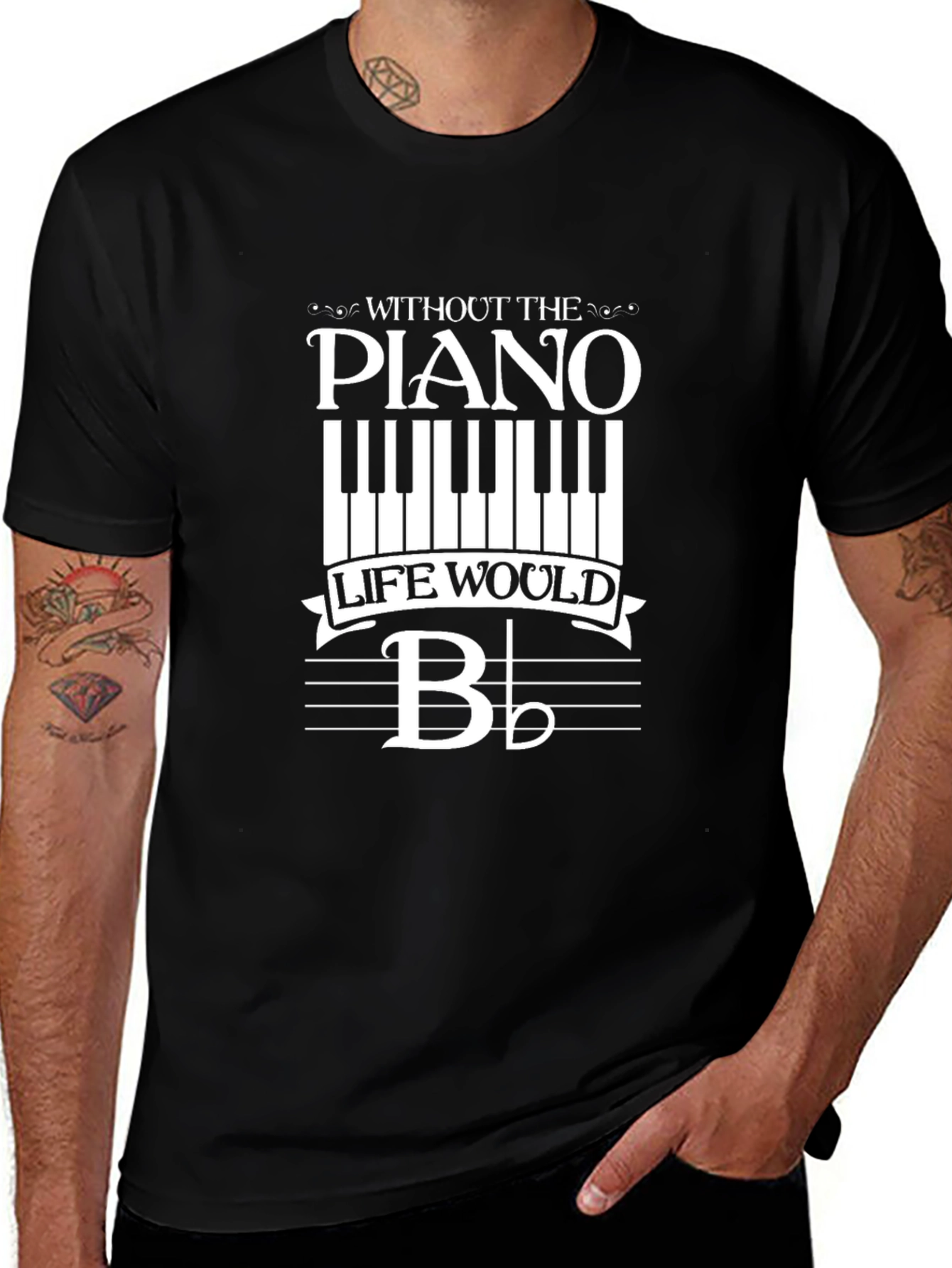 Piano T-Shirt: Music Lover Tee