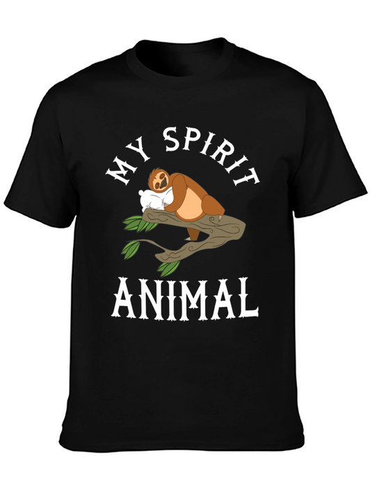 My Spirit Animal Sloth T-Shirt - Relaxed Style