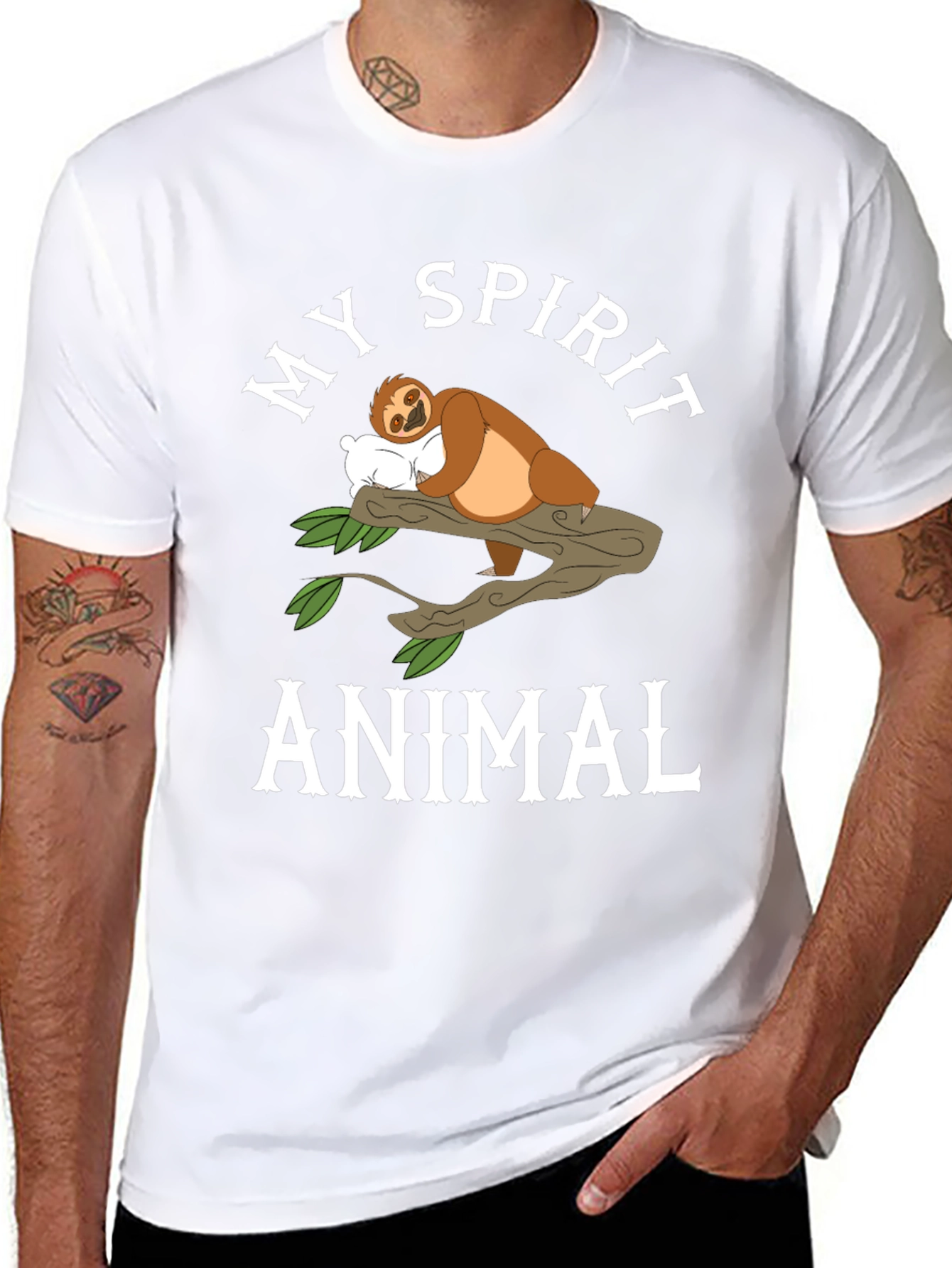 My Spirit Animal Sloth T-Shirt - Relaxed Style