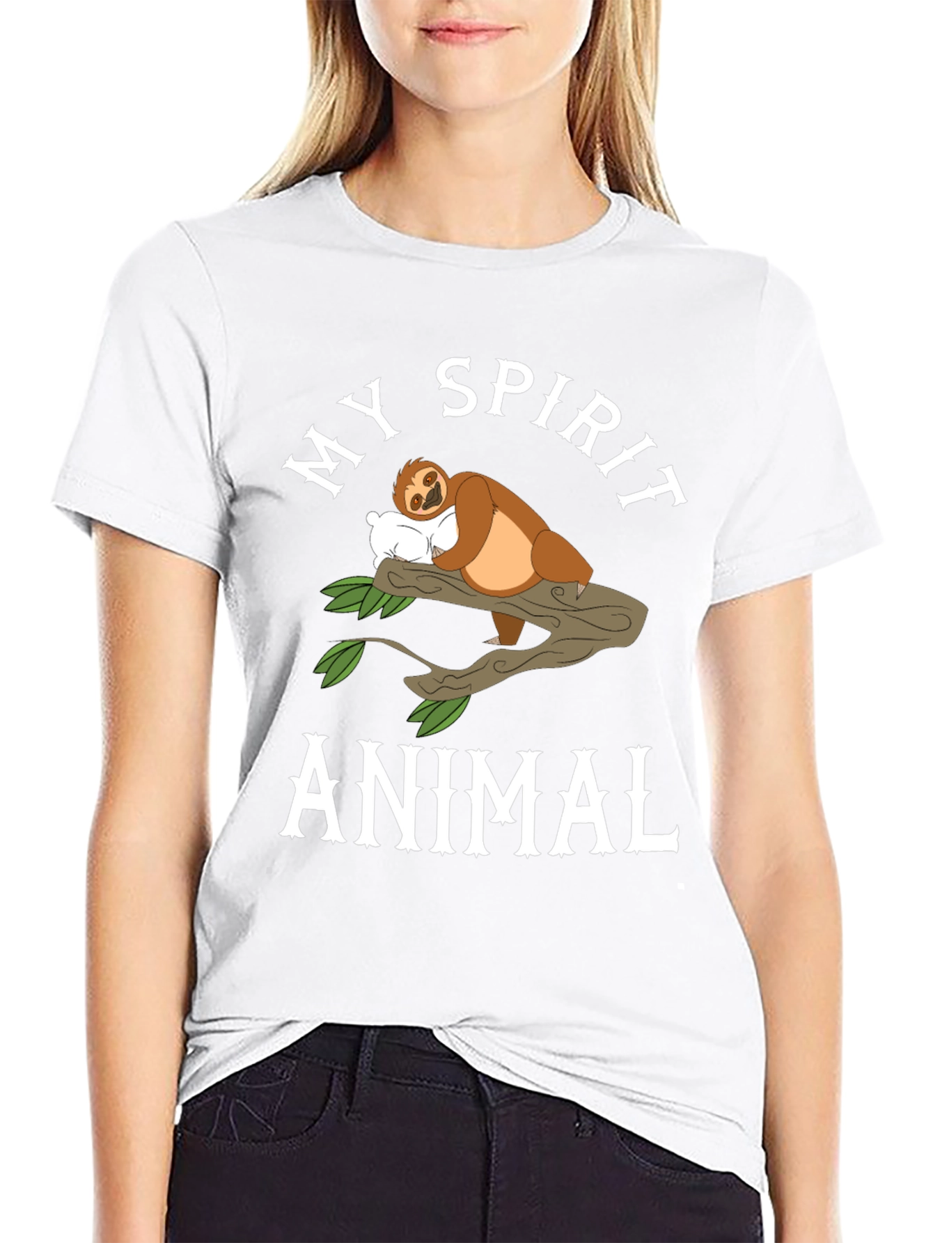 My Spirit Animal Sloth T-Shirt - Relaxed Style