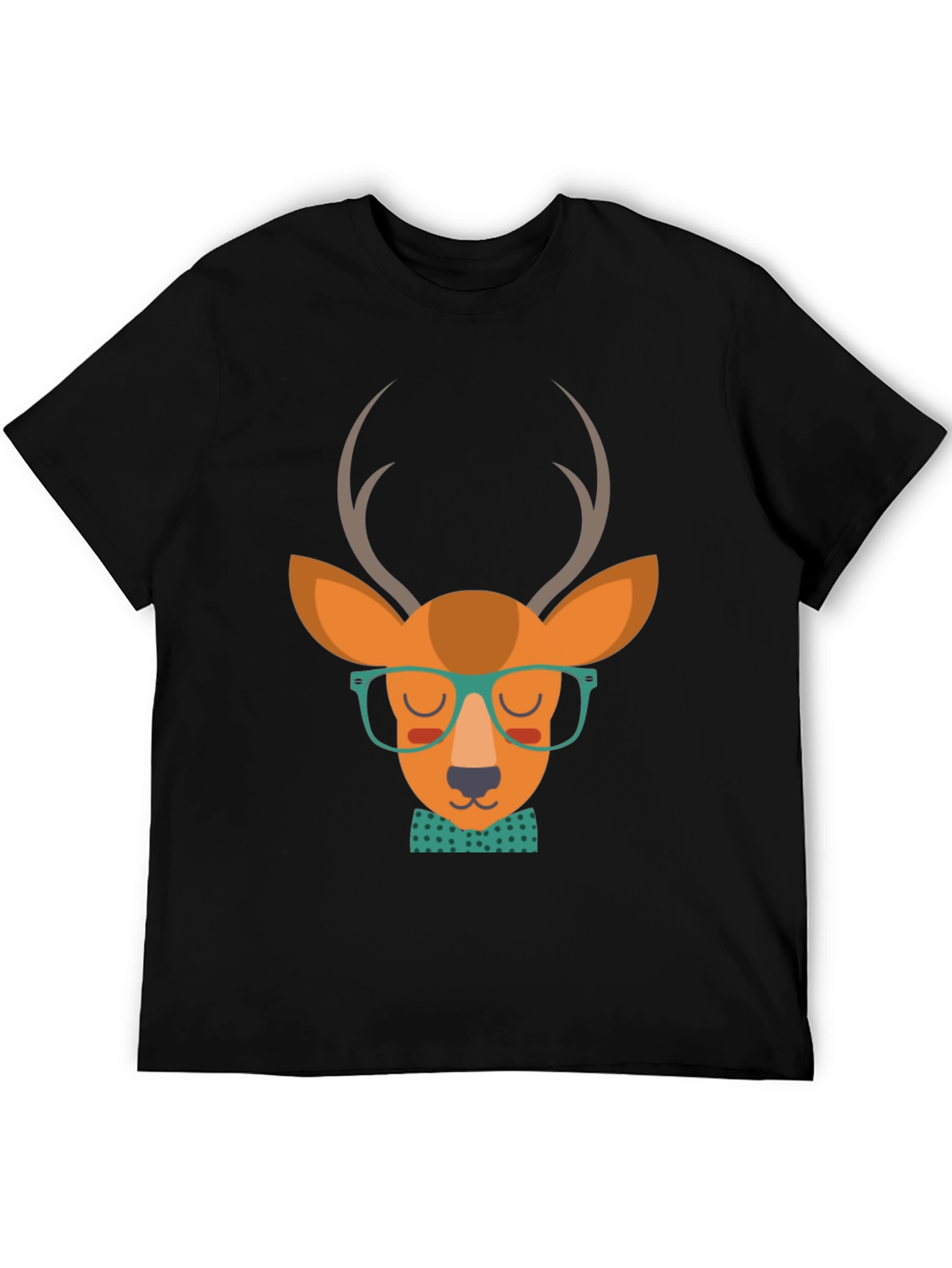 Hipster Deer Graphic Tee