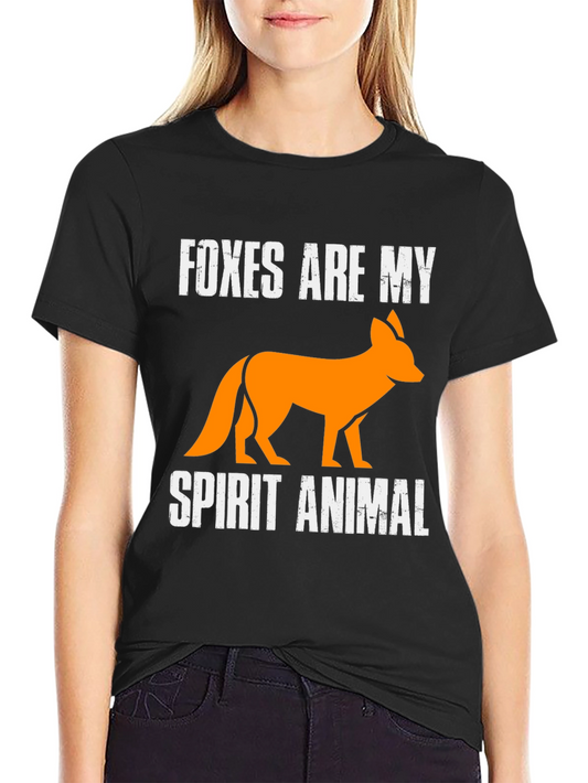Foxes Are My Spirit Animal Graphic T-Shirt