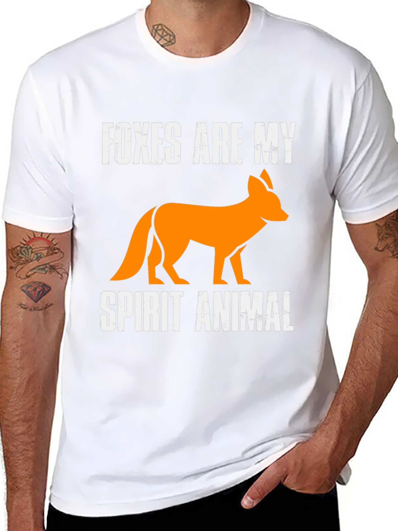 Foxes Are My Spirit Animal Graphic T-Shirt