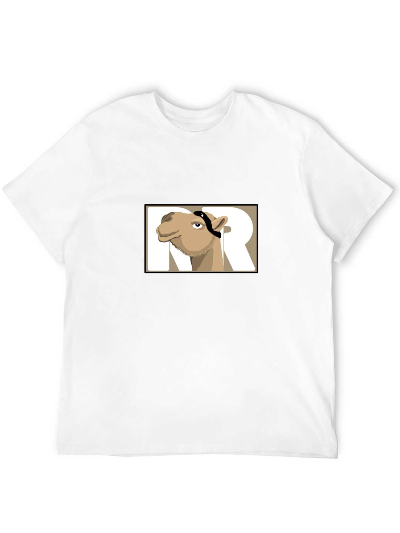 Camel Cartoon Graphic Tee - Unisex