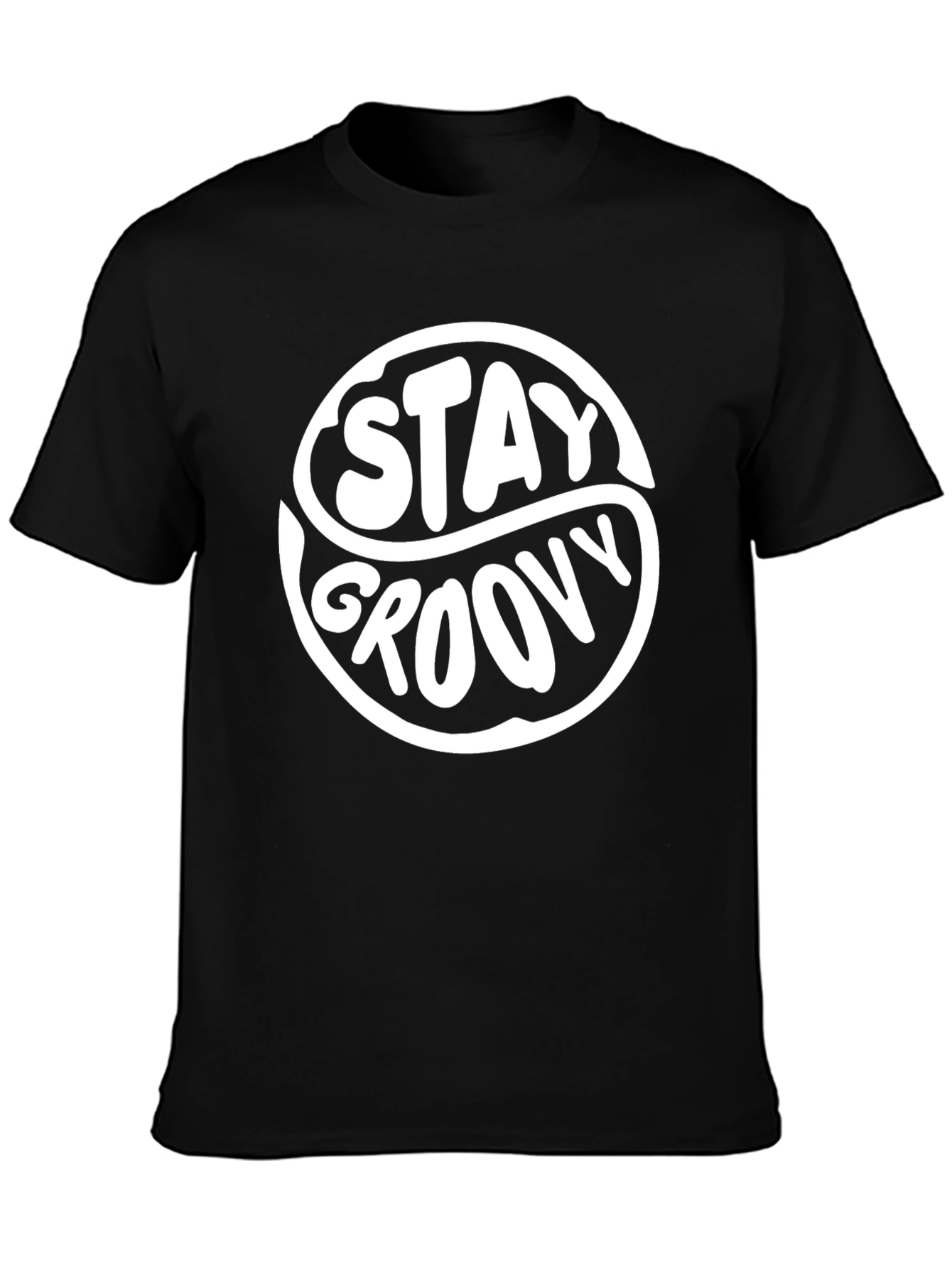 Stay Groovy Graphic T-Shirt - Retro Style