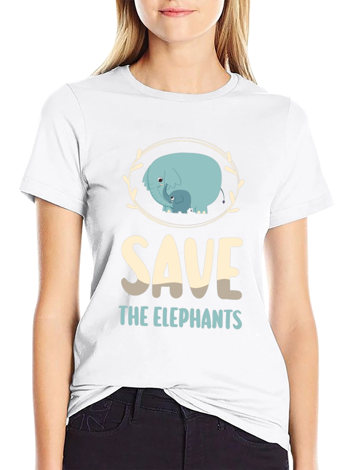 Save the Elephants Graphic T-Shirt