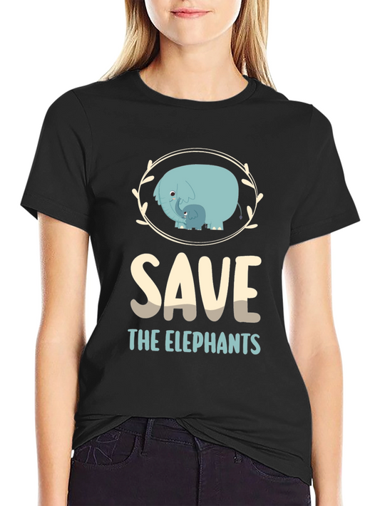 Save the Elephants Graphic T-Shirt