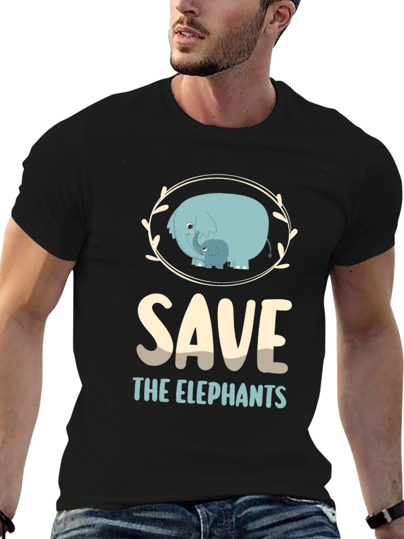 Save the Elephants Graphic T-Shirt